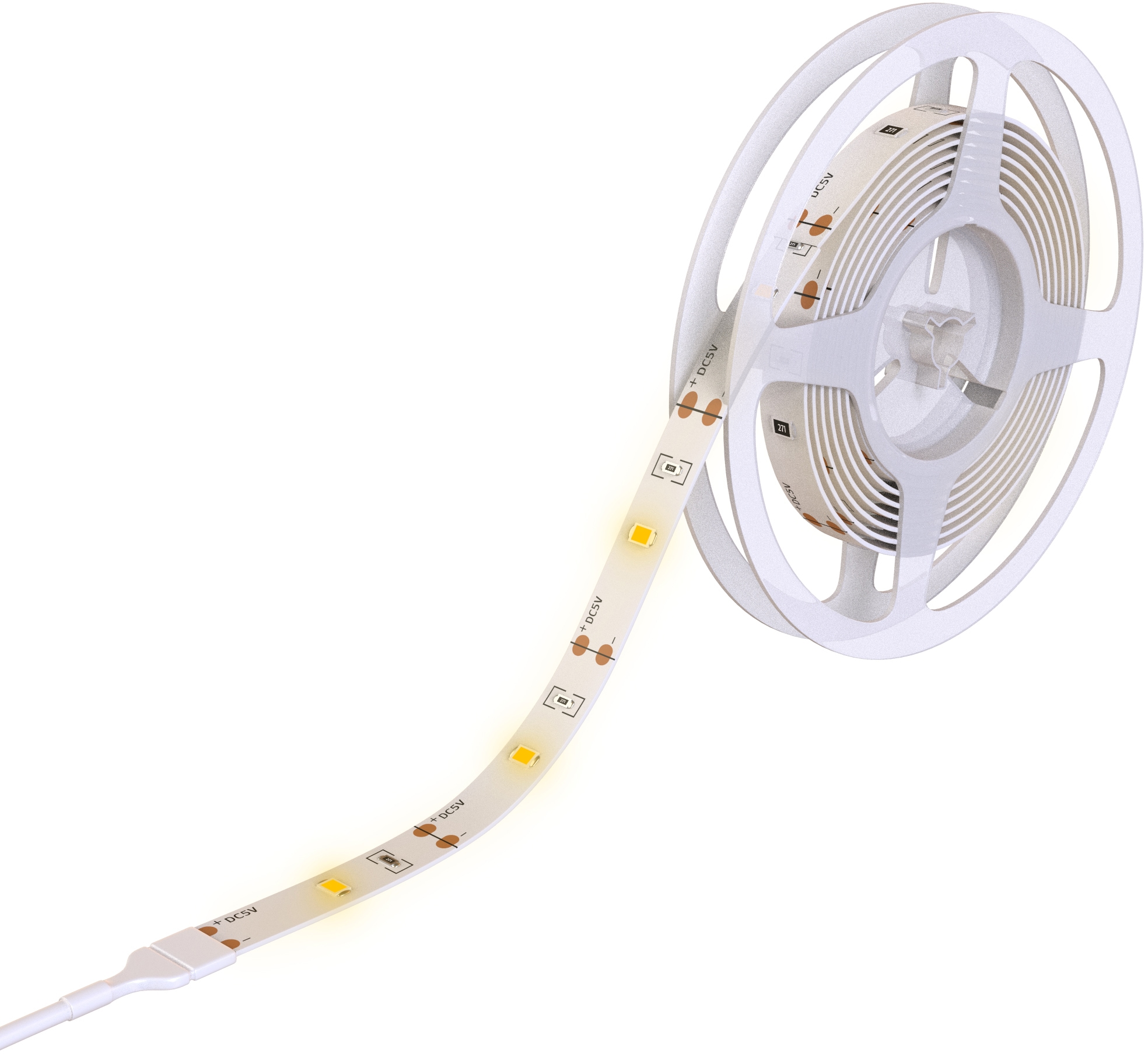 B.K.Licht LED-Streifen, 1m LED Band/Stripe Schrank-Beleuchtung mit Bewegungsmelder