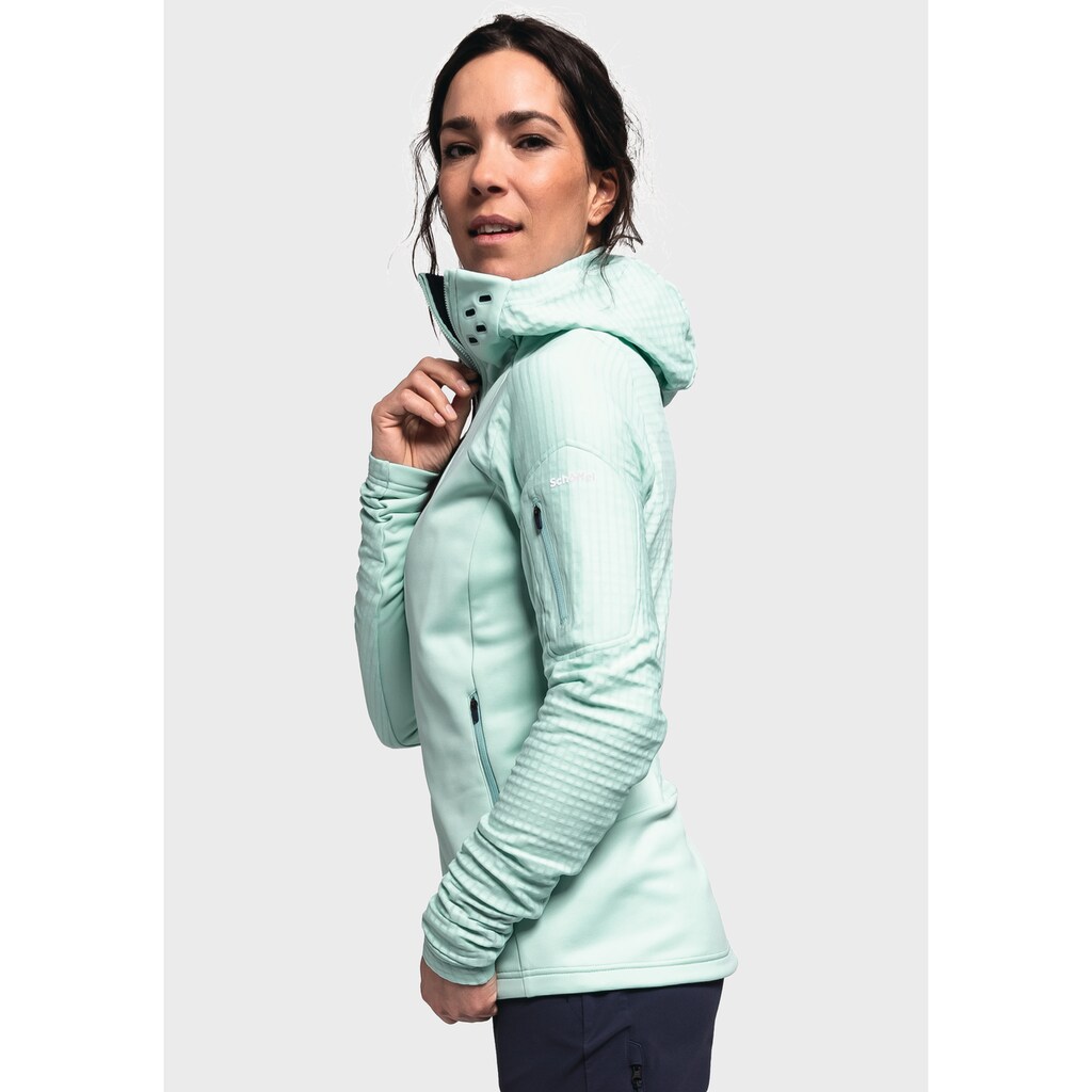 Schöffel Fleecejacke »Fleece Hoody Rotbach L«, mit Kapuze