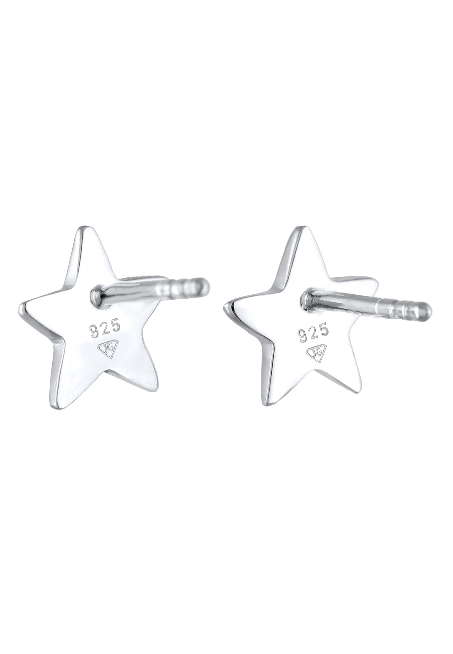 Elli Paar Ohrstecker »Ohrringe Stern Astro Trend Filigran Basic 925 Silber«