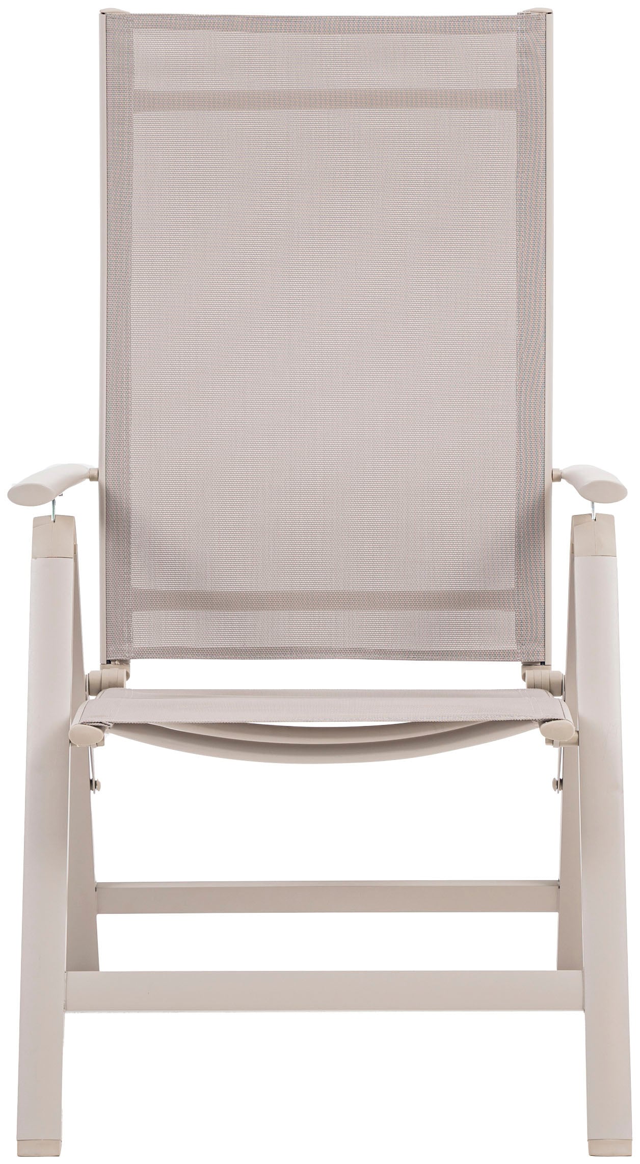 KONIFERA Garten-Essgruppe »Messina«, (Set, 7 tlg., 6x Sessel, 1x Tisch 160x90x74 cm, Aluminium, Textilgewebe), klappbar, 7-fach verstellbare Rückenlehne, Tischplatte aus Alulatten