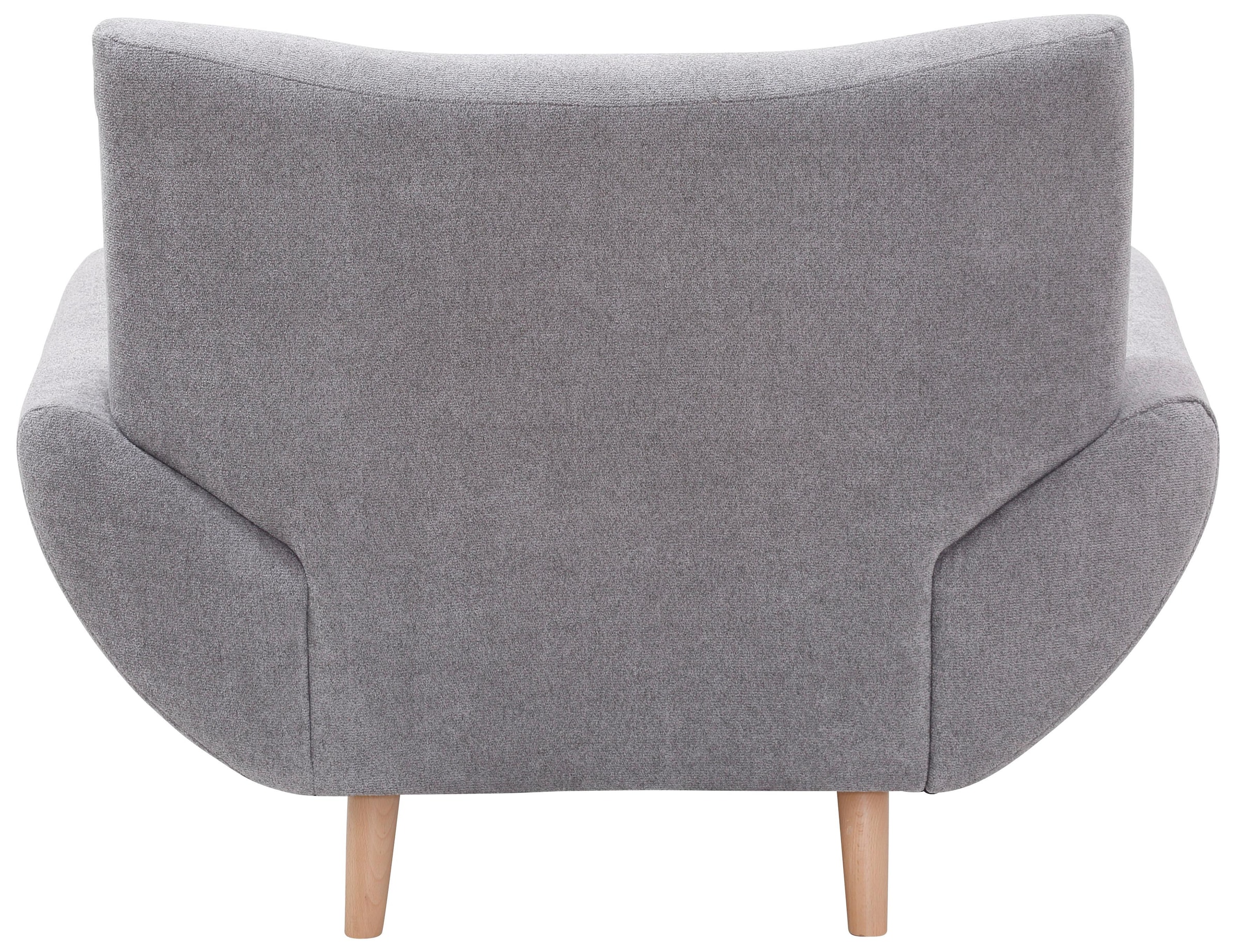 Home affaire Sessel »Basta komfortable Wellenunterfederung, Breite 112cm«