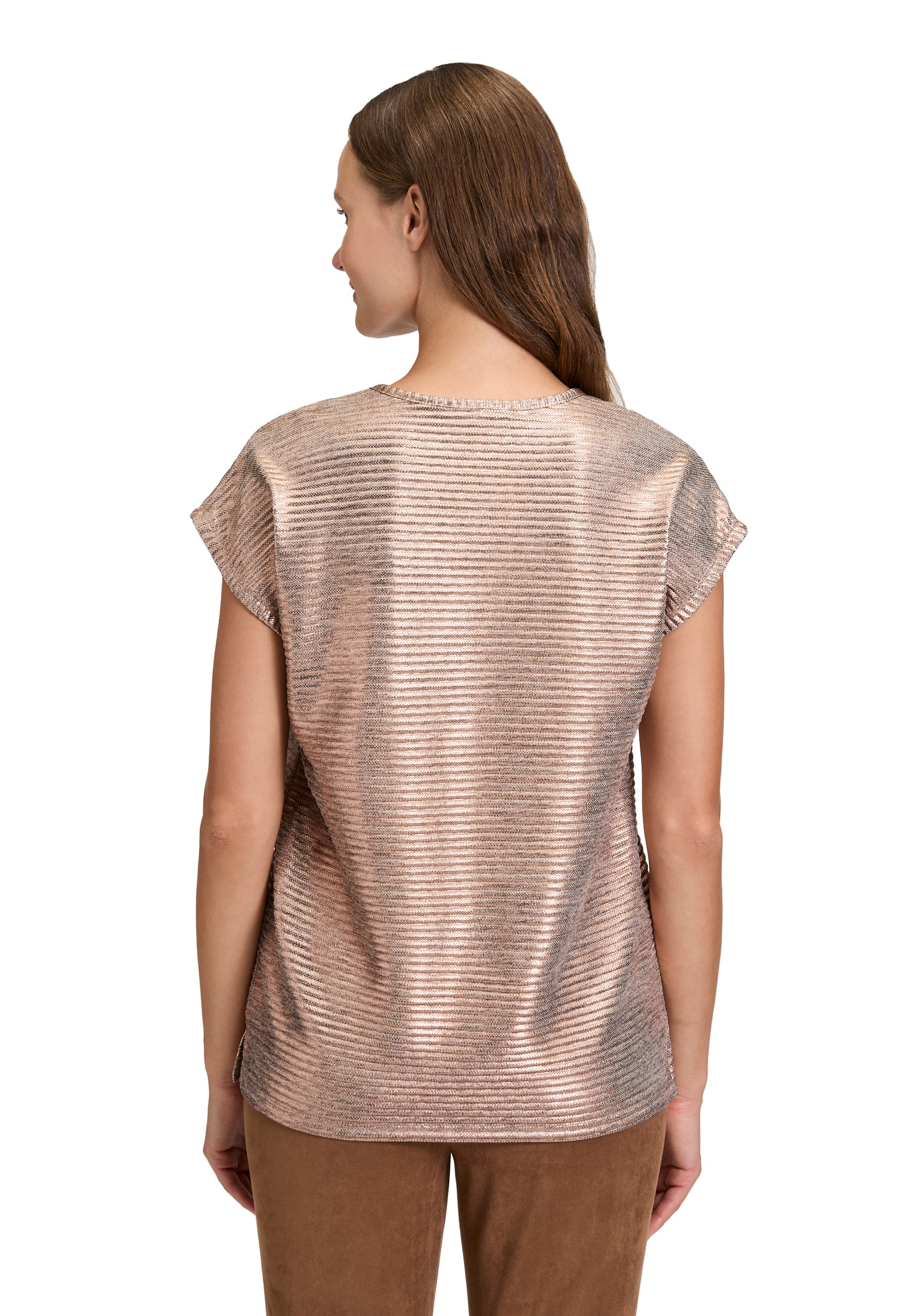 Betty Barclay Kurzarmshirt »Casual-Shirt mit Glanzeffekt«