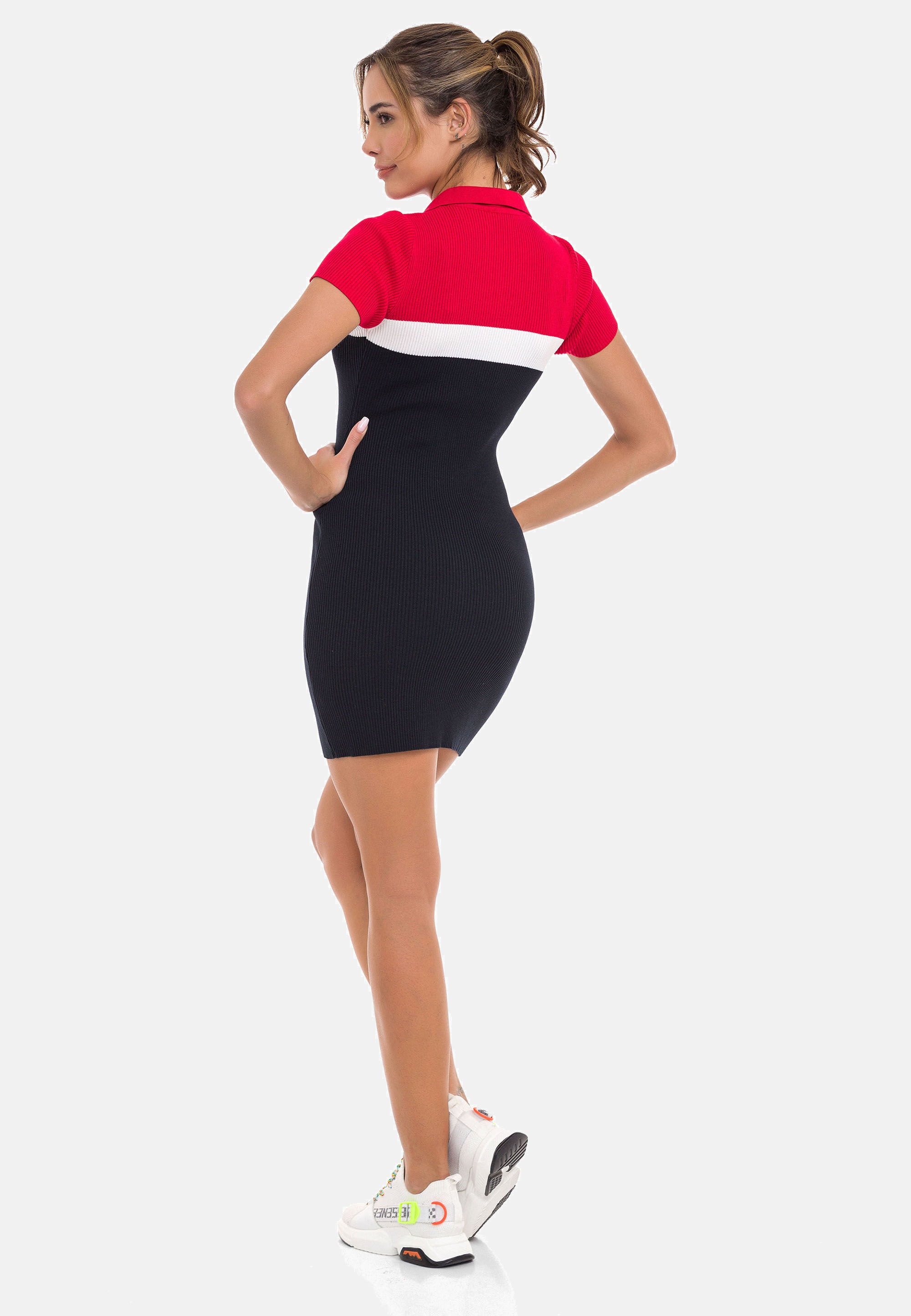 Cipo & Baxx Strickkleid »WP256« Ohne Taschen