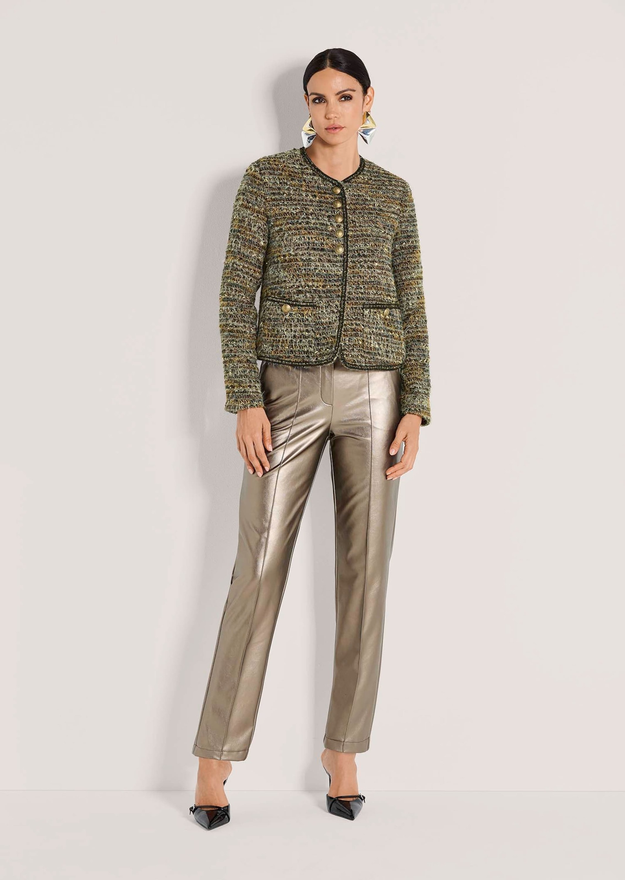 MADELEINE Jackenblazer »Kurzblazer Festlicher Blazer mit Glitzerdetails«