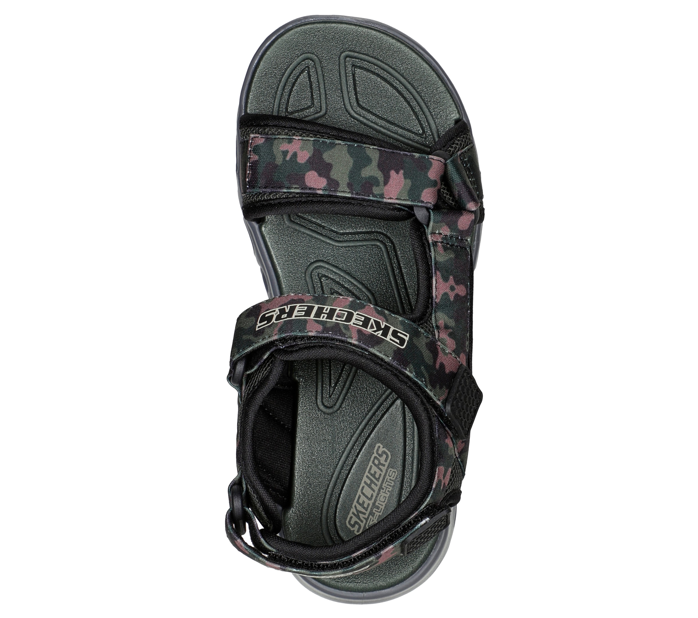 Skechers Sandale »HYPNO-SPLASH - SUN BREAKS«  Sommerschuh mit Klettverschluss, Größenschablone zum Download