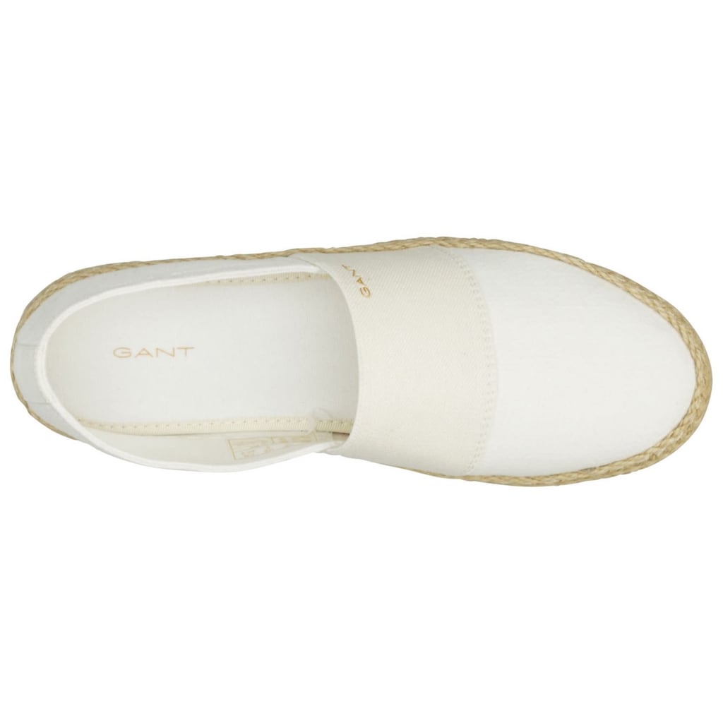 Gant Espadrille »Raffiaville«, Halbschuh, Schlupfschuh, Freizeitschuh mit Juterand