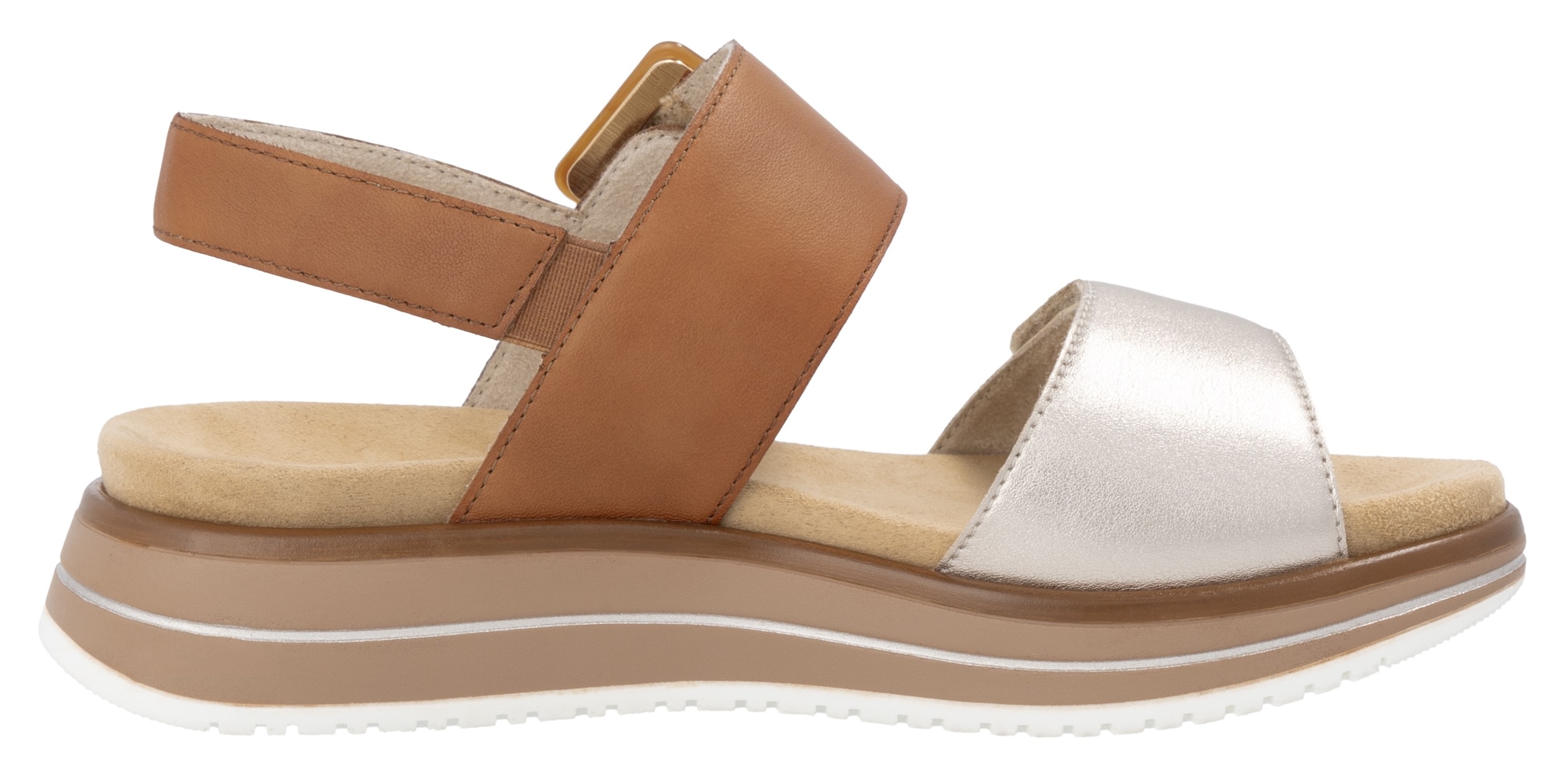 Remonte Keilsandalette, Sommerschuh, Riemchensandale mit komfortablem Softfußbett