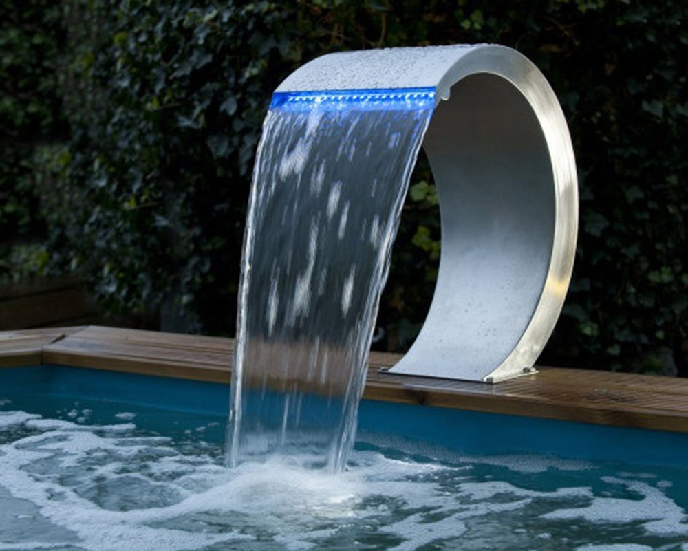 Ubbink Wasserfall »Mamba LED«, Edelstahl