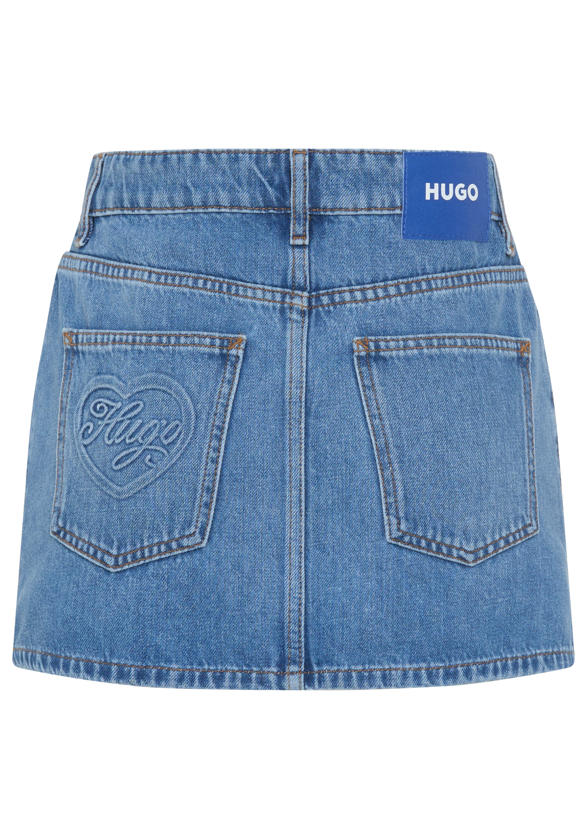 HUGO Blue Jeansrock »Galanie« in Mini Länge, Mid Rise