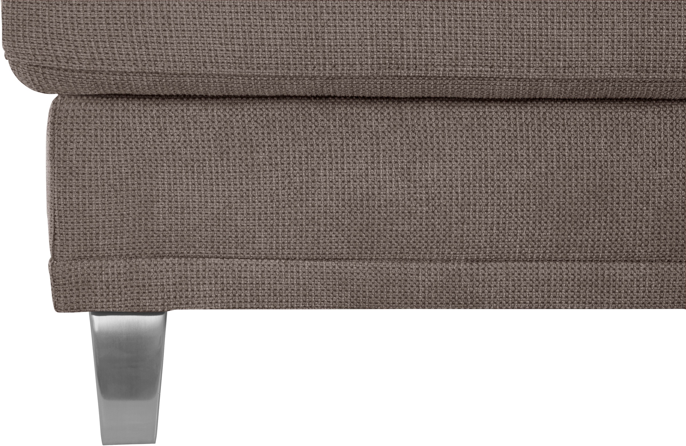 sit&more Ecksofa »Clio L-Form«, wahlweise mit Bettfunktion oder Vorziehsitz und Bettkasten, Federkern