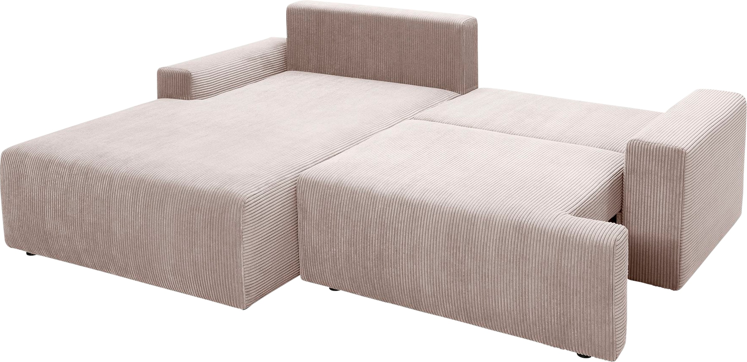 inklusive bequem Cord-Farben sofa verschiedenen Bettfunktion und bestellen in Bettkasten exxpo - fashion Ecksofa »Orinoko«,