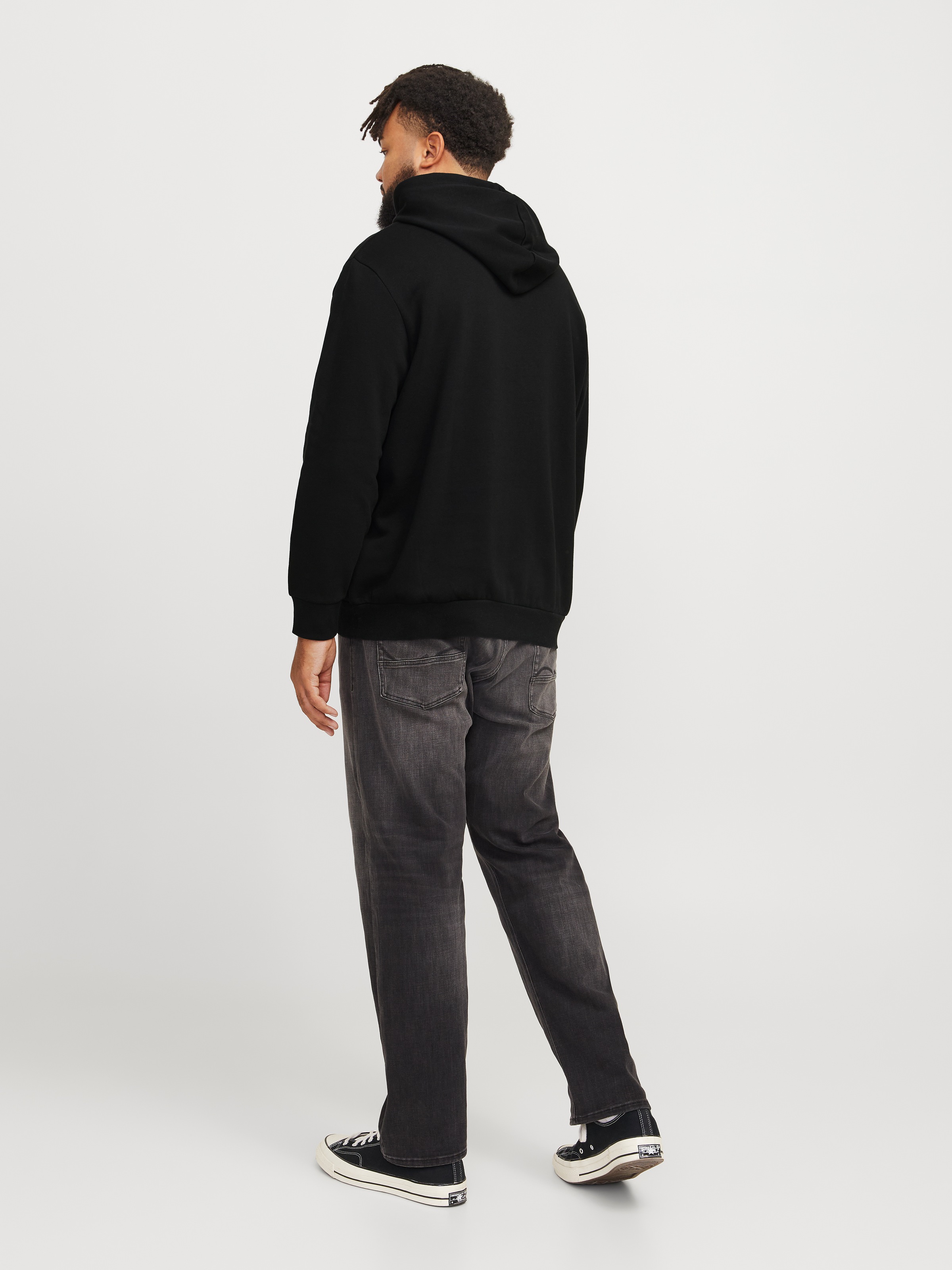 Jack & Jones PlusSize Kapuzensweatshirt »JJECORP OLD LOGO SWEAT HOOD NOOS PLS«, mit Logo Print