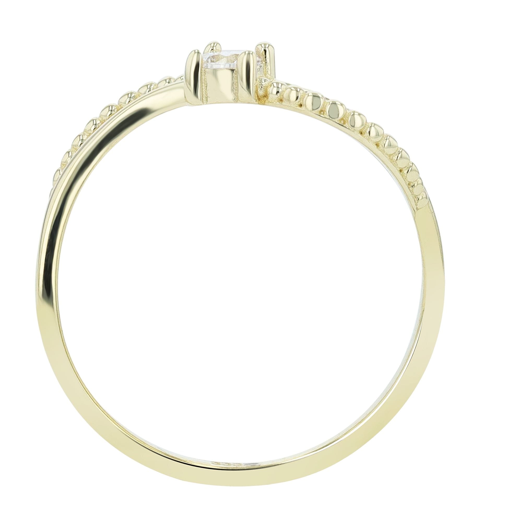 Adelia´s Fingerring »Damen Ring aus 333 Gold mit Zirkonia«