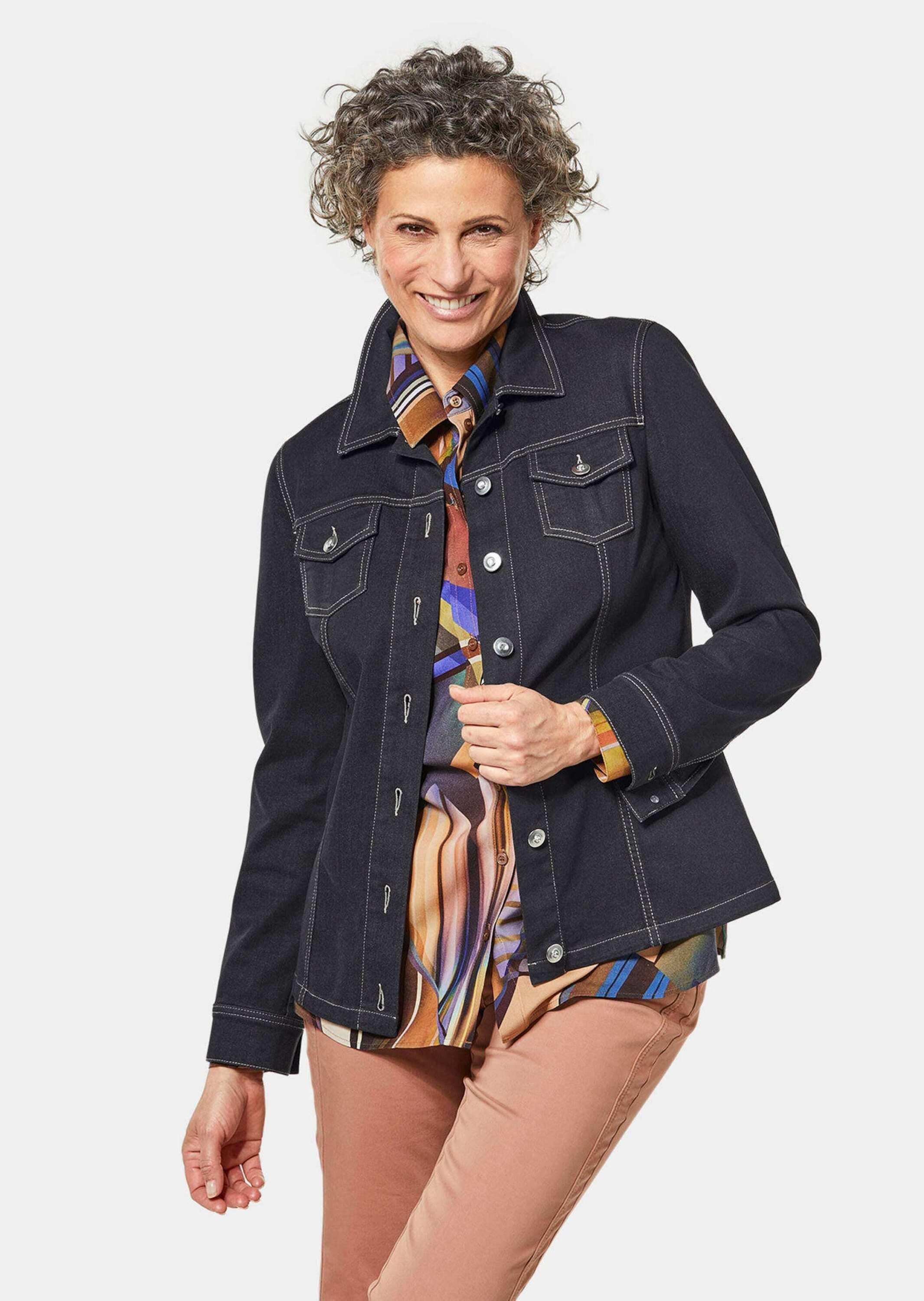 GOLDNER Kurzjacke »Jeansjacke Zeitlose Jeansjacke mit tollen Details«