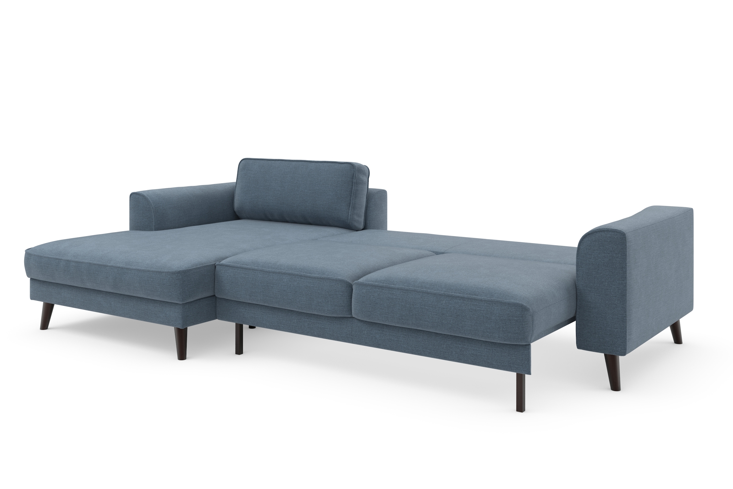 TRENDMANUFAKTUR Ecksofa »Lumber Jack, elegantes Designsofa, zeitlos modern, hoher Sitzkomfort«, wahlweise mit Bettfunktion u. Bettkasten, L-Form