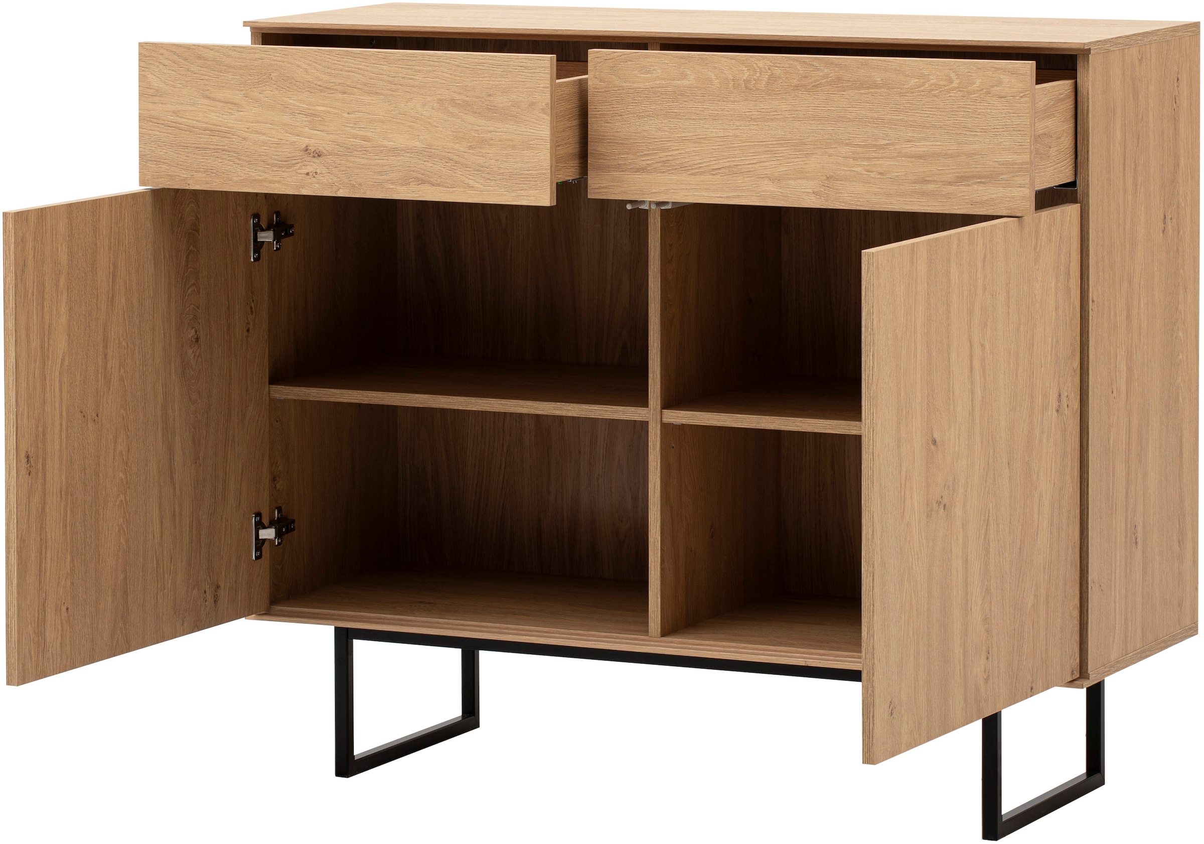 Home affaire Sideboard »Lund, moderner Schrank, Kommode mit Kufengestell« ausreichend Stauraum, vielseitig einsetzbar, 115 cm breit
