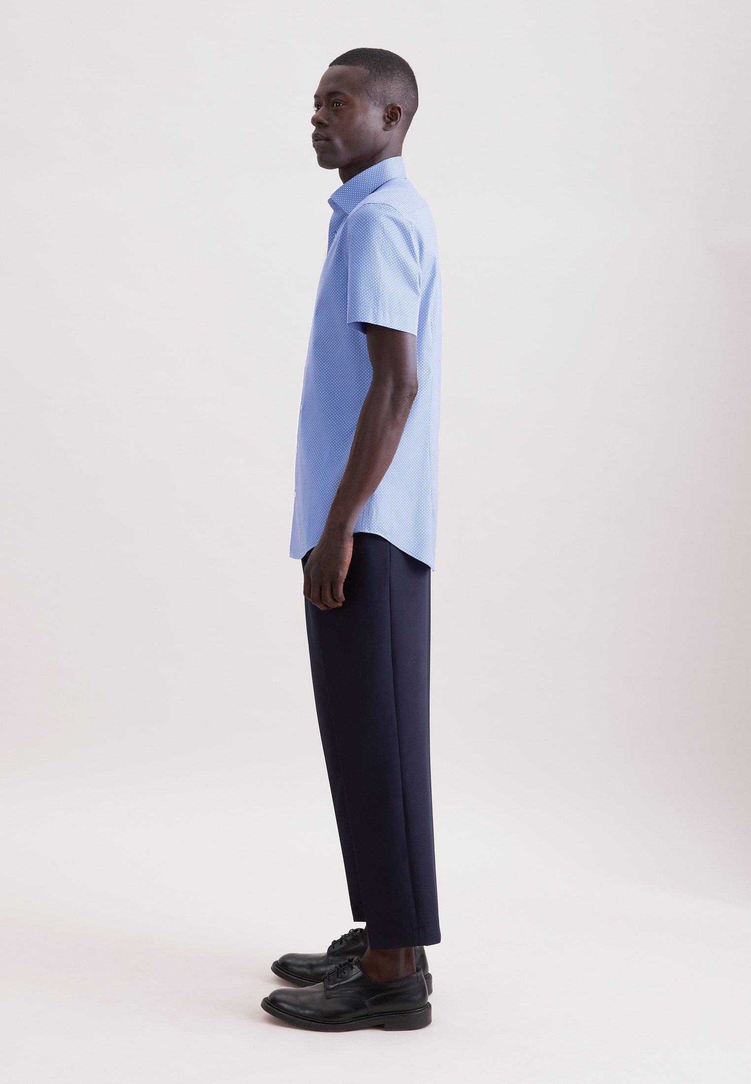 seidensticker Businesshemd »Schwarze Rose« Slim 1/2 Kentkragen Druck