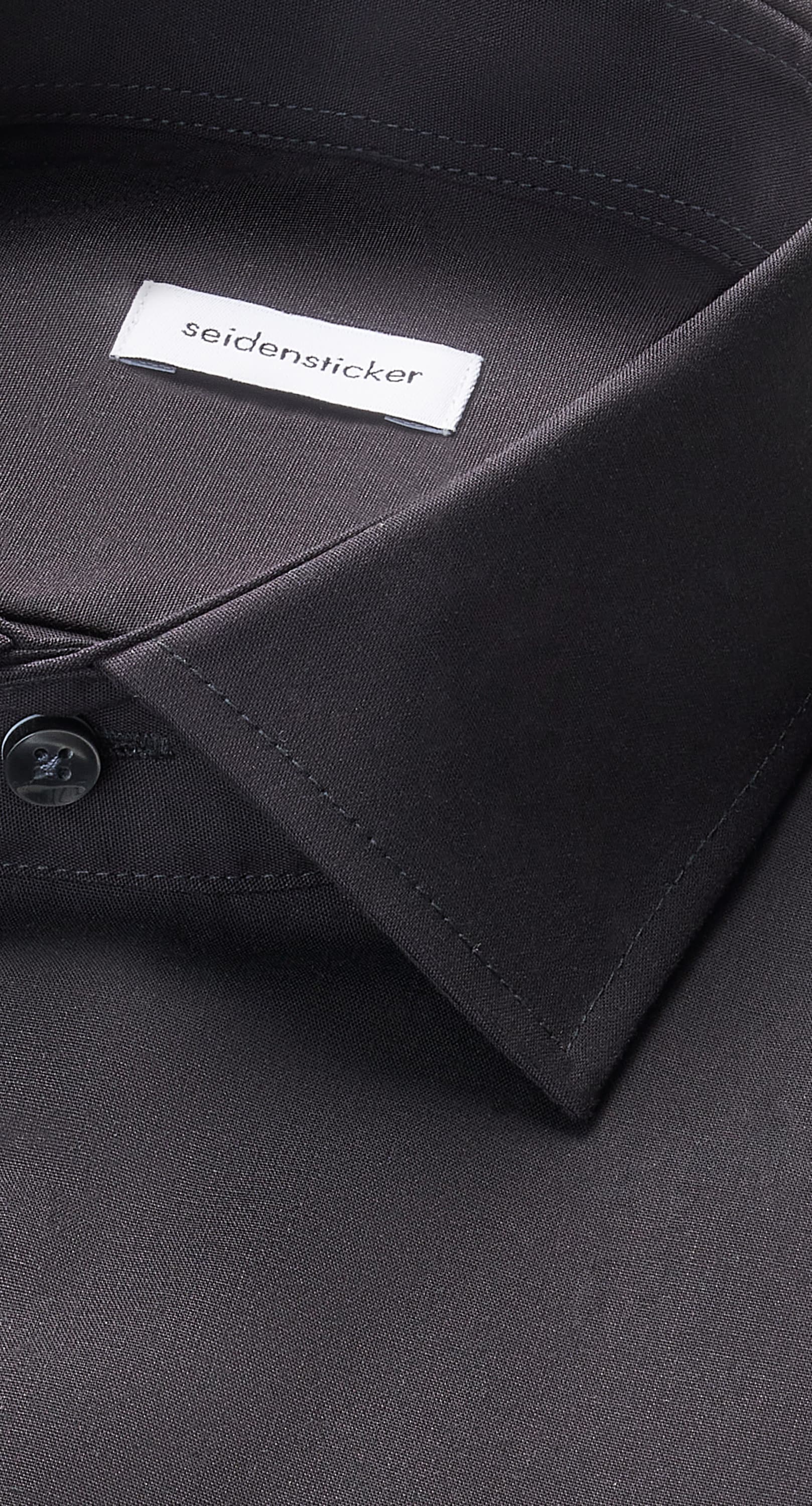 seidensticker Businesshemd »Schwarze Rose« Regular 1/2 Kentkragen Uni