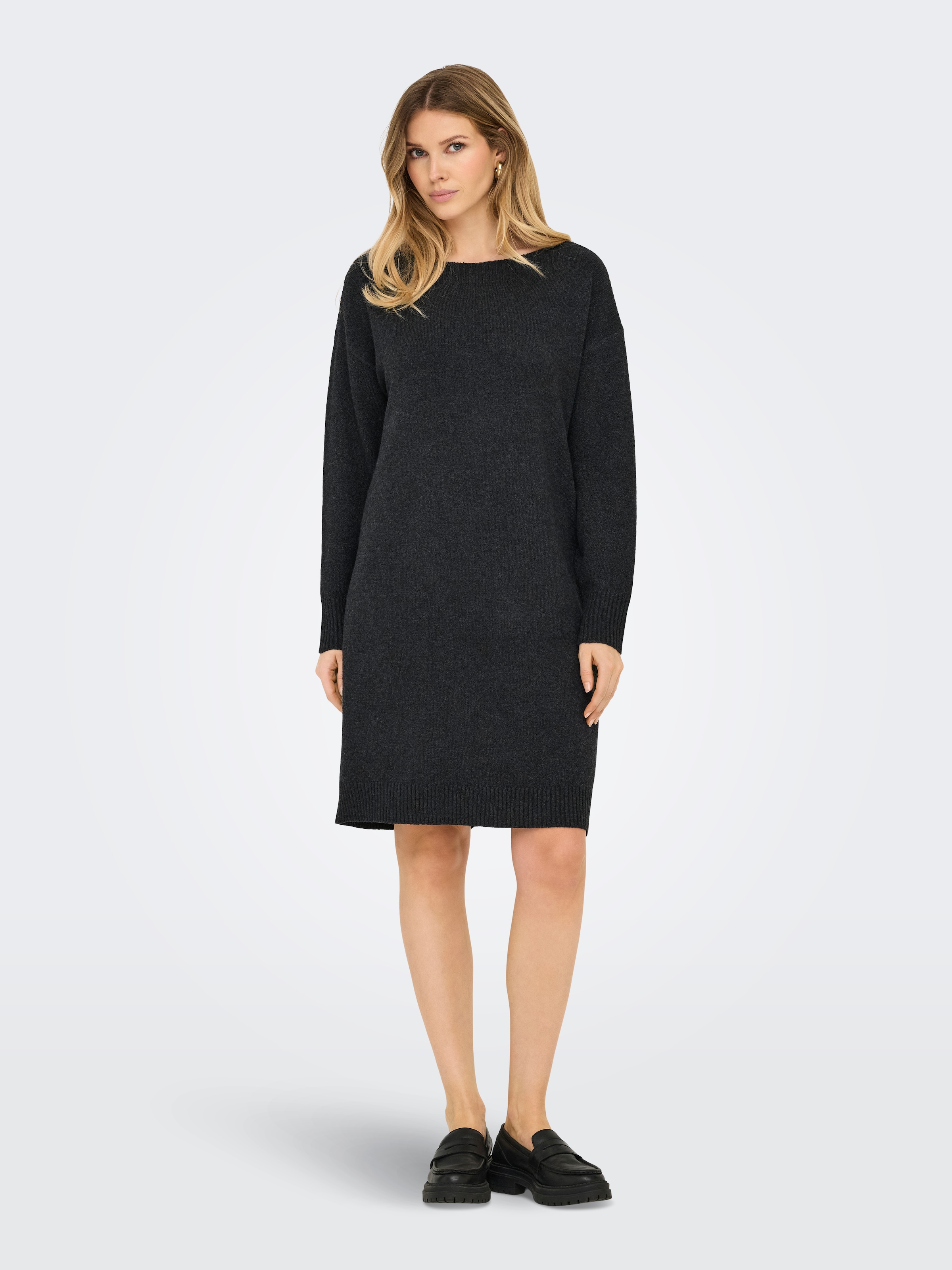ONLY Midikleid »ONLGLORIA LS BOATNECK DRESS EX KNT«