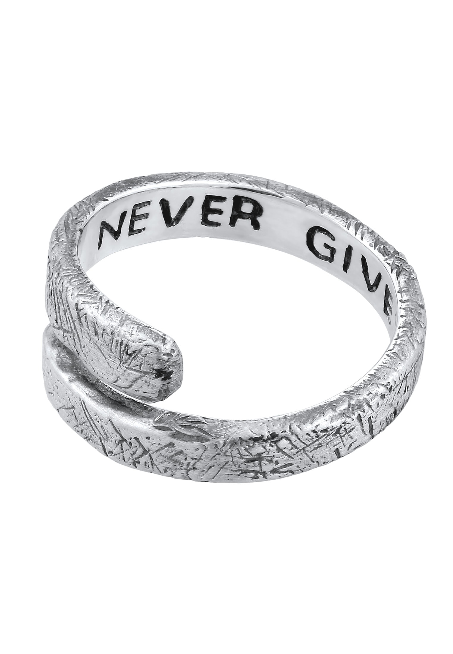 HAZE & GLORY Silberring »Ring Wickeldesign 925 Sterling Silber - Never Give Up Ring«