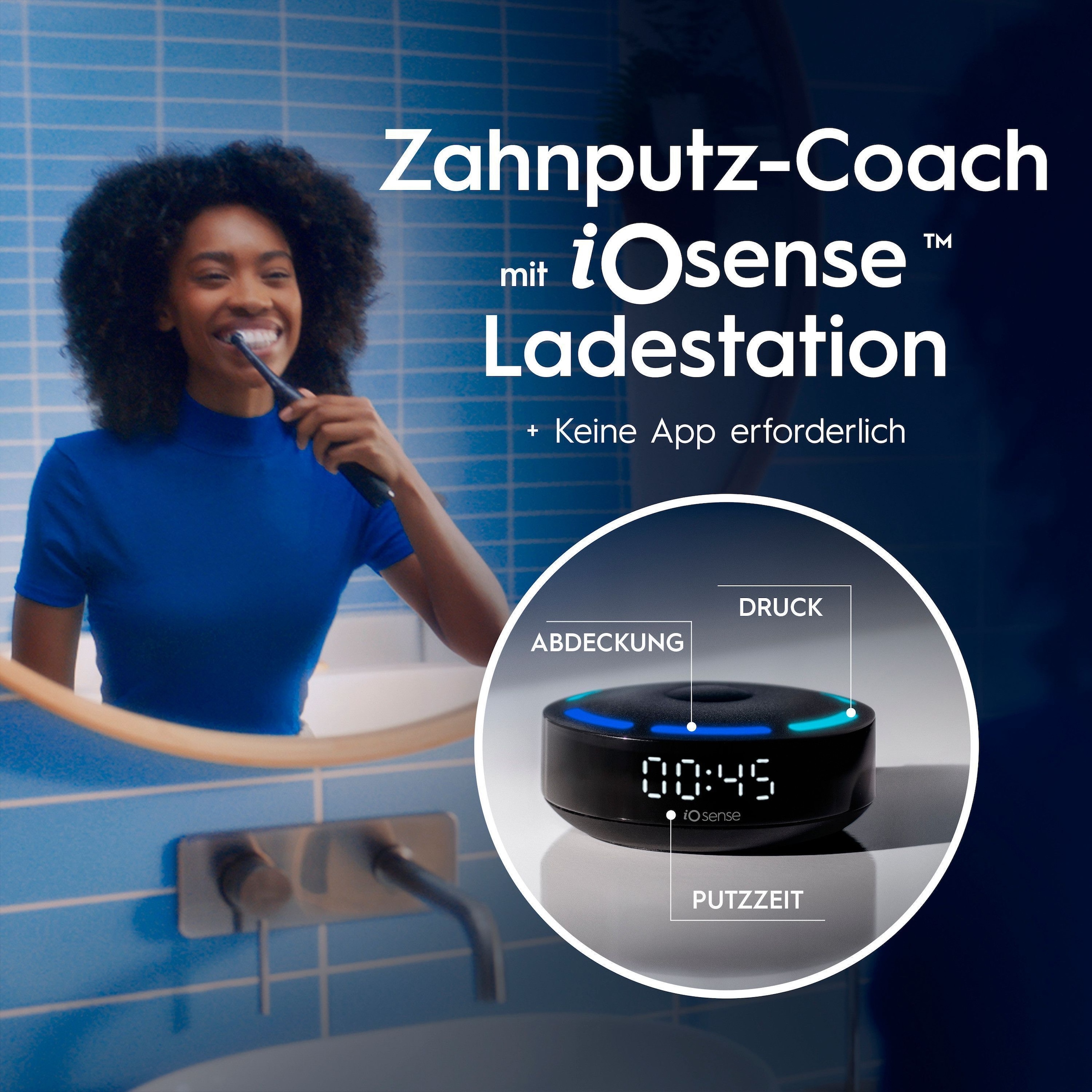 Oral-B Elektrische Zahnbürste »iO Series 10 Luxe Edition« 1 Stk. Aufsteckbürsten Magnet-Technologie