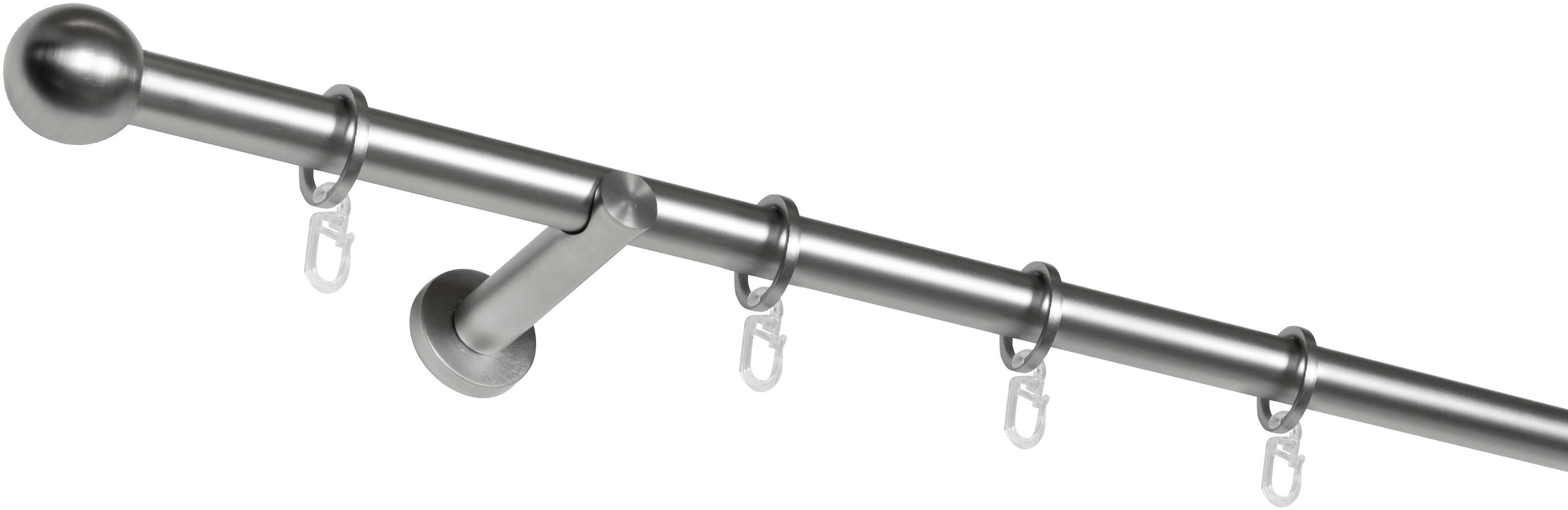 mydeco Gardinenstange »Ball« Ø 16 mm 1 läufig-läufig Fixmaß
