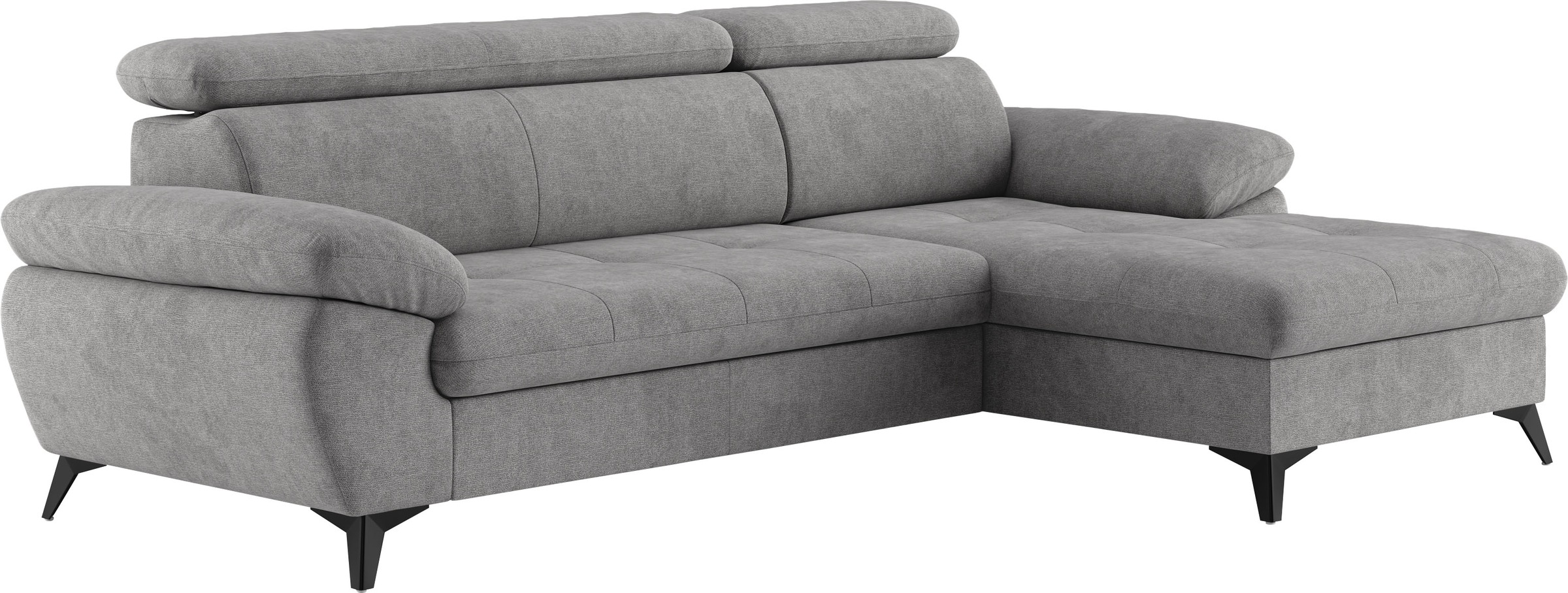 COTTA Ecksofa »Hudson L-Form«, mit Kopfteilverstellung, wahlweise mit Bettfunktion & Bettkasten