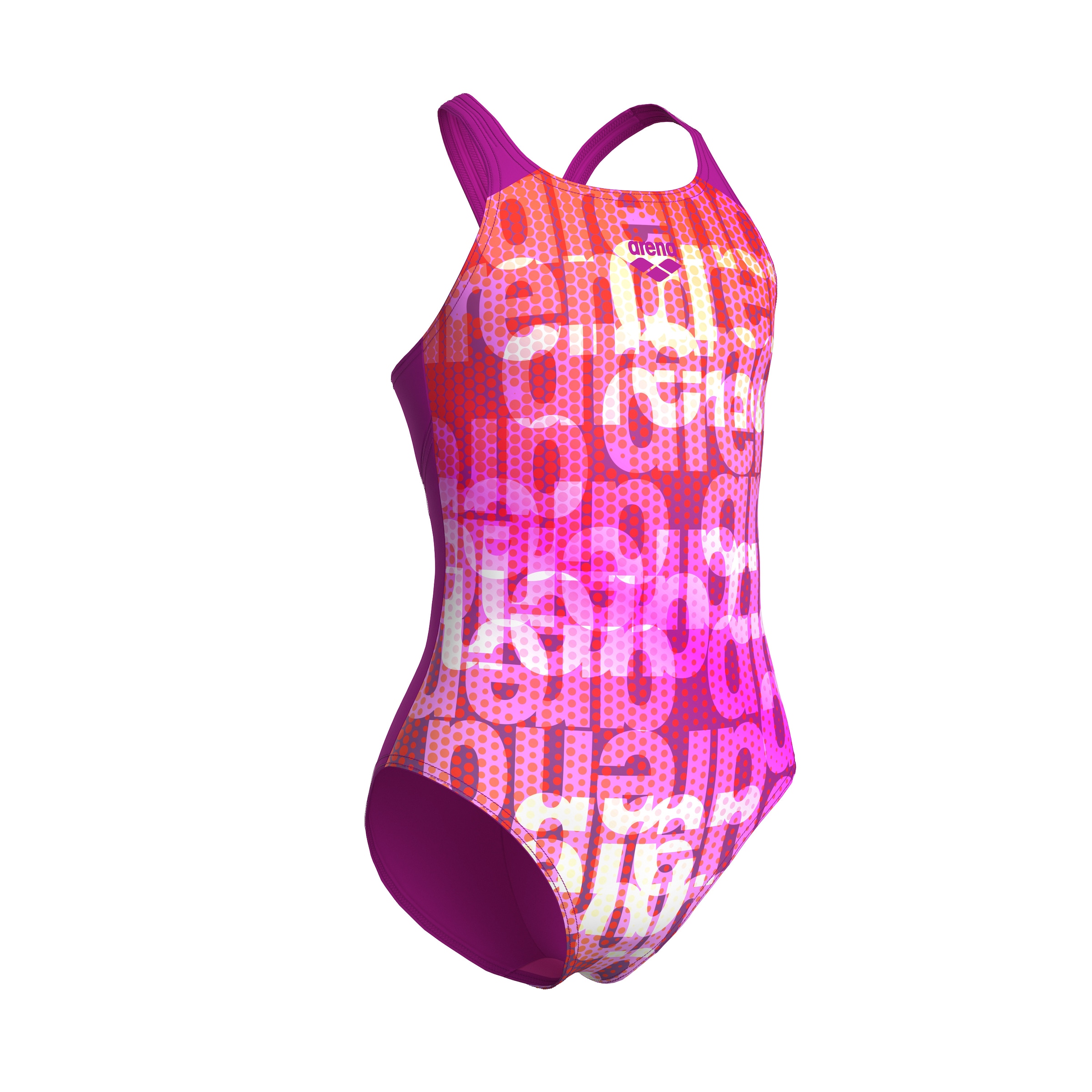 Arena Badeanzug »G ARENA MULTI COLOURS SWIMSUIT V BACK für Mädchen« 1 Stk.