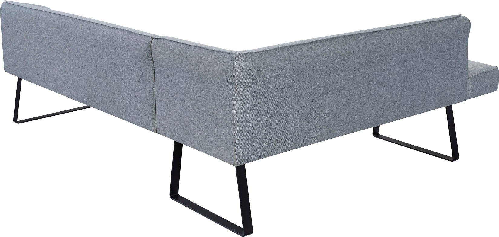 exxpo - sofa fashion Eckbank »Americano« mit Keder und Metallfüßen, Bezug in verschiedenen Qualitäten