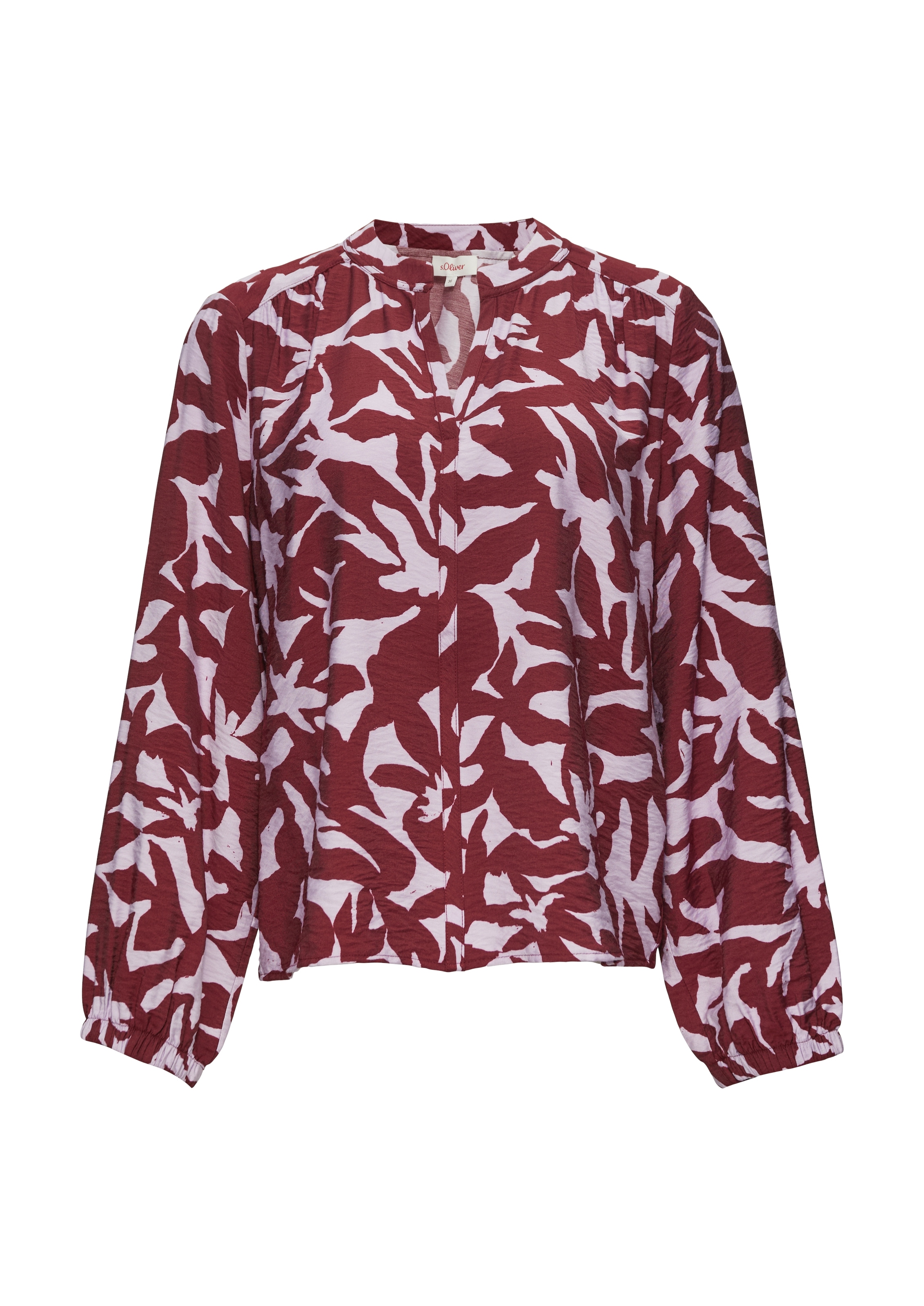 s.Oliver Langarmbluse, mit All-Over Print