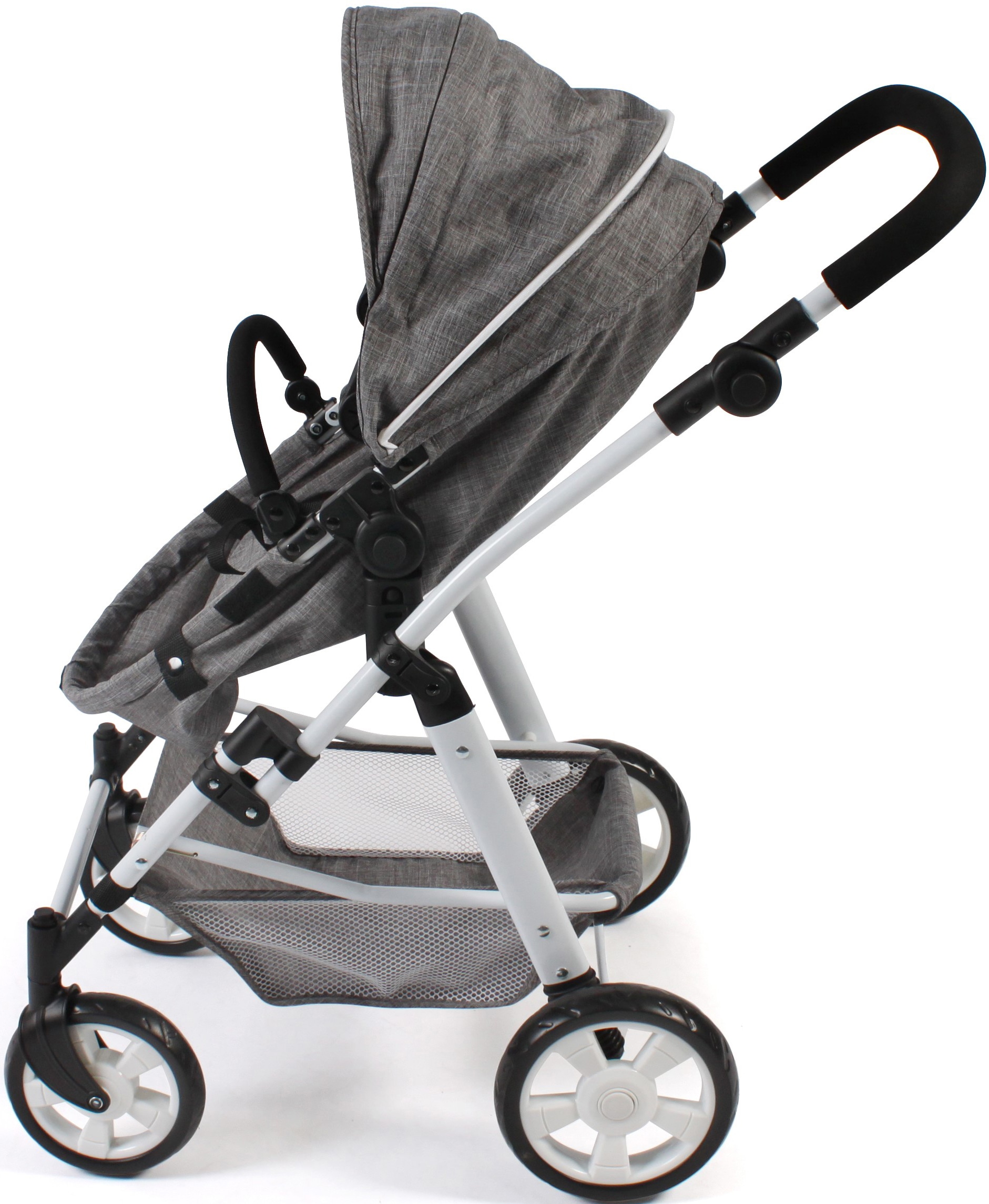 CHIC2000 Kombi-Puppenwagen »Nele, Jeans Grey«, zusammenklappbar