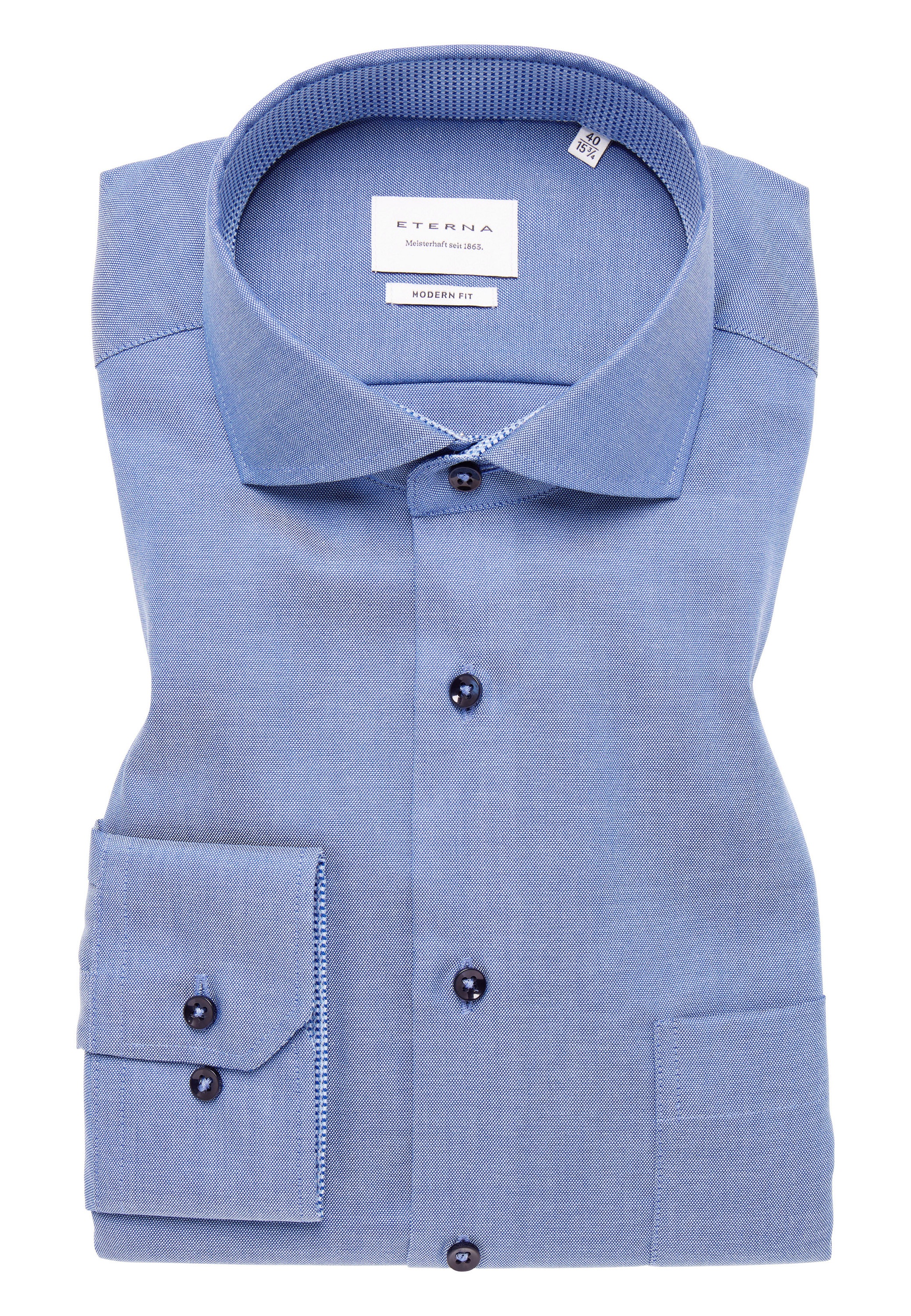 Eterna Langarmhemd »MODERN FIT«, NON IRON (bügelfrei)