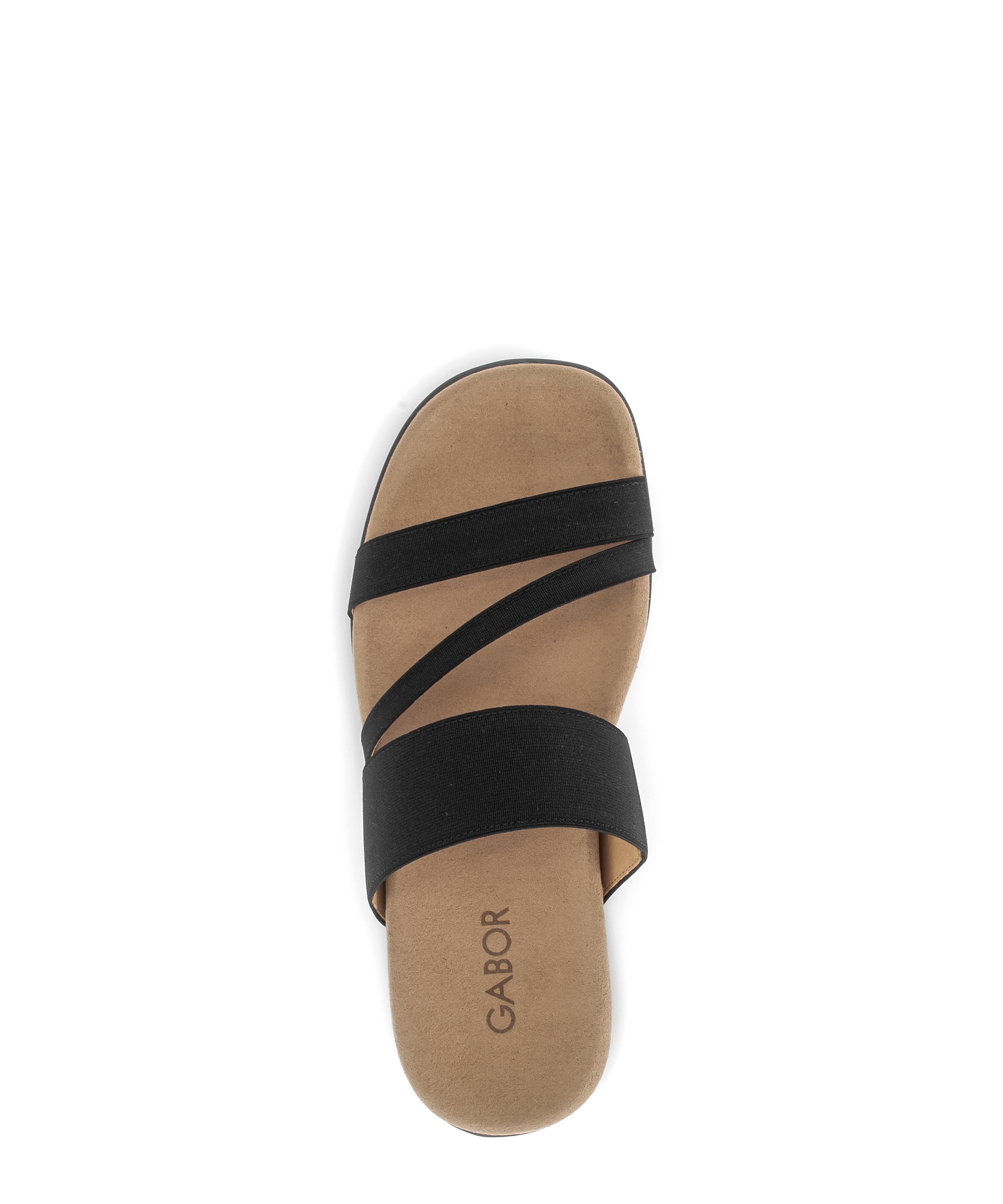 Gabor Pantolette  Keilabsatz, Schupfschuh, Sommerschuh mit feinen Riemen