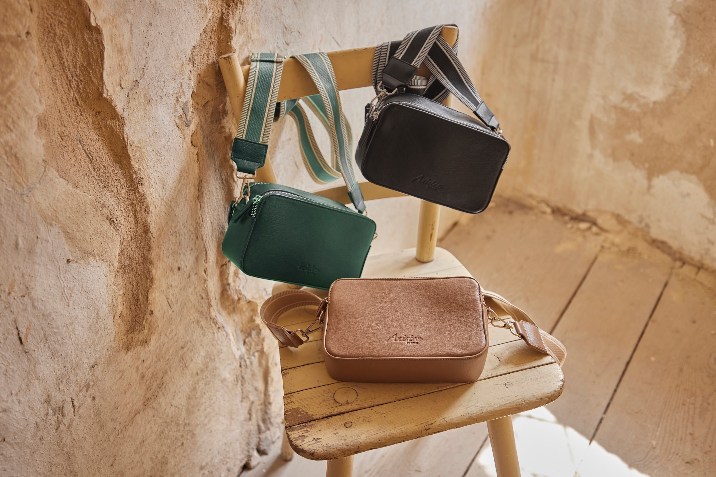 Aniston ACCESSOIRES Umhängetasche »Vera«, Handtasche, Citybag, Tragetasche, Boxbag