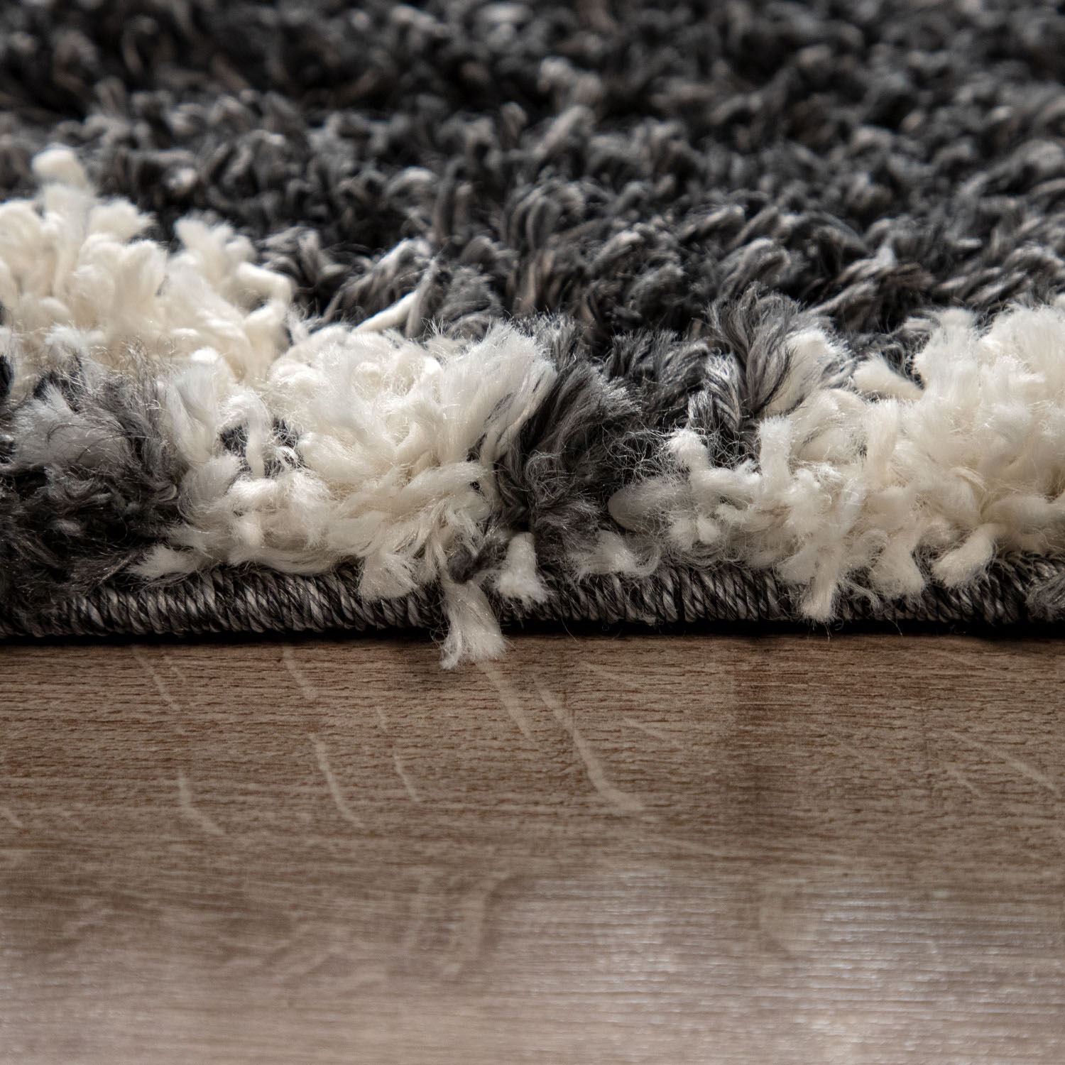 Paco Home Hochflor-Teppich »Kalmar 441«, rechteckig, 40 mm Höhe, Scandi Design, Rauten Muster, weich & kuschelig