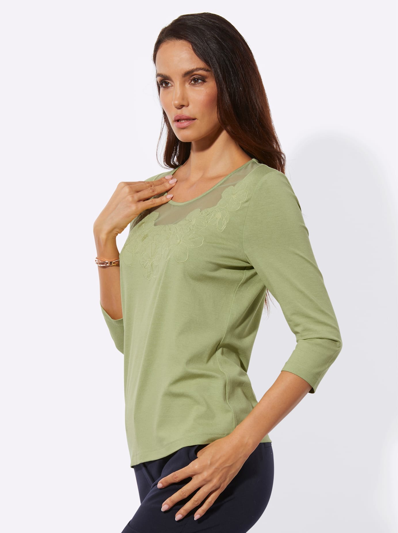 creation L 3/4-Arm-Shirt »Shirt« 1 tlg.