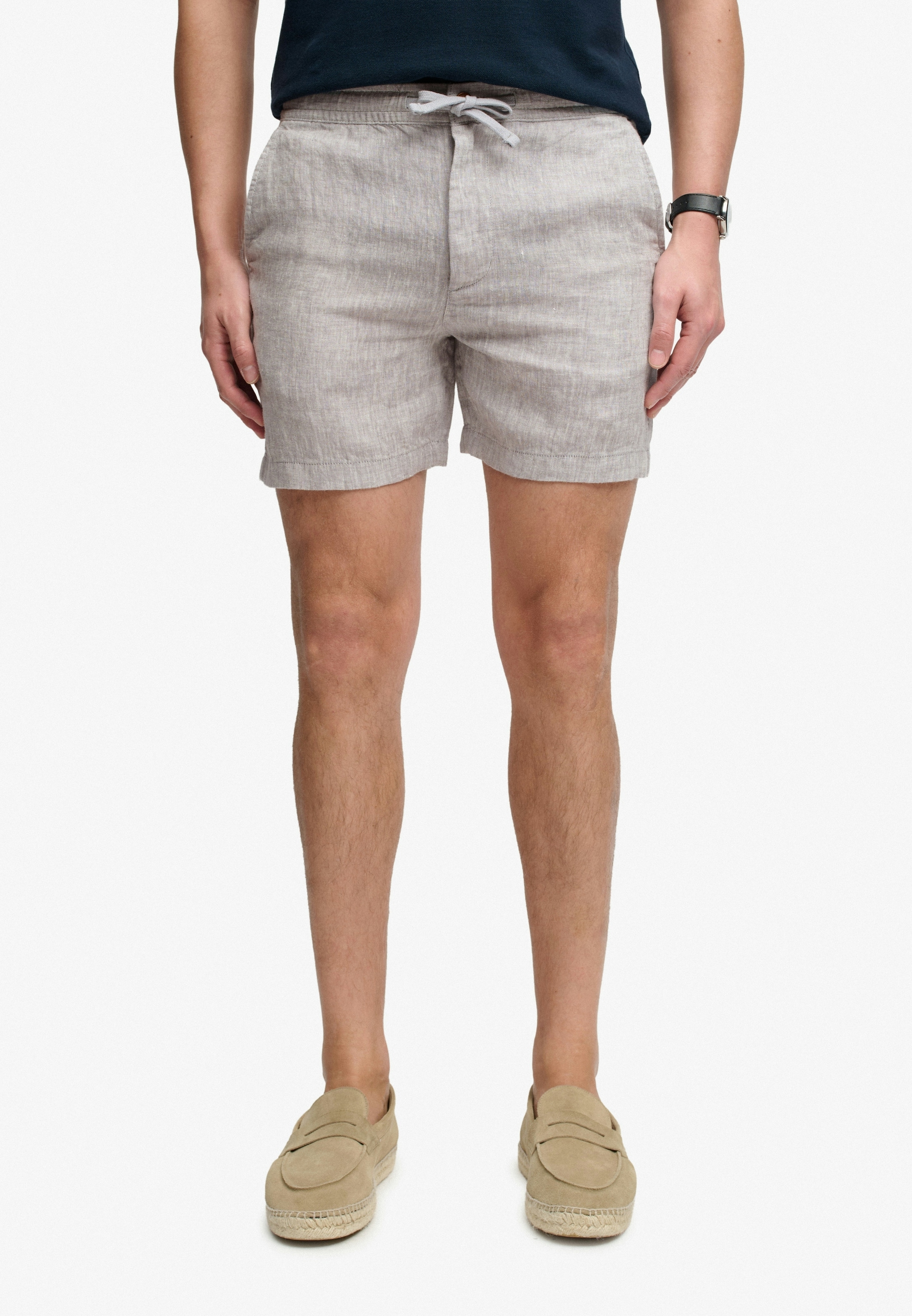 Superdry Shorts »MERCHANT LINEN SHORT«  aus Leinen, Relaxed Fit, mit Reißverschluss