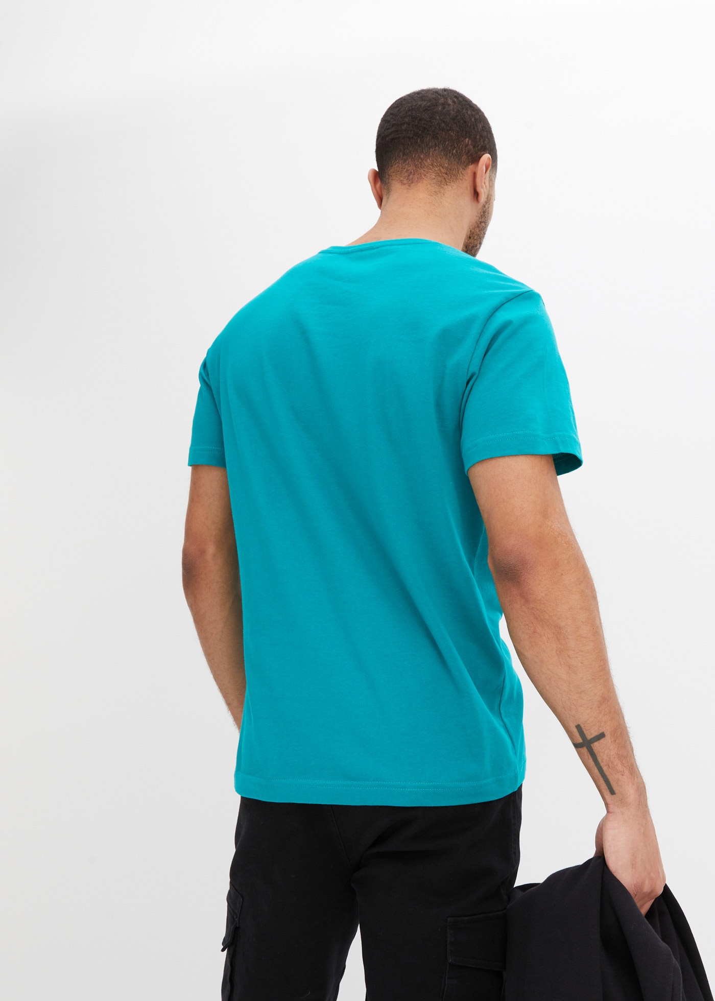 bonprix T-Shirt »T-Shirt (5er Pack)« Packung, 5er, 5 Stk. Regular Fit, Kurzarm, für warme Tage, aus Baumwolle und Viskose