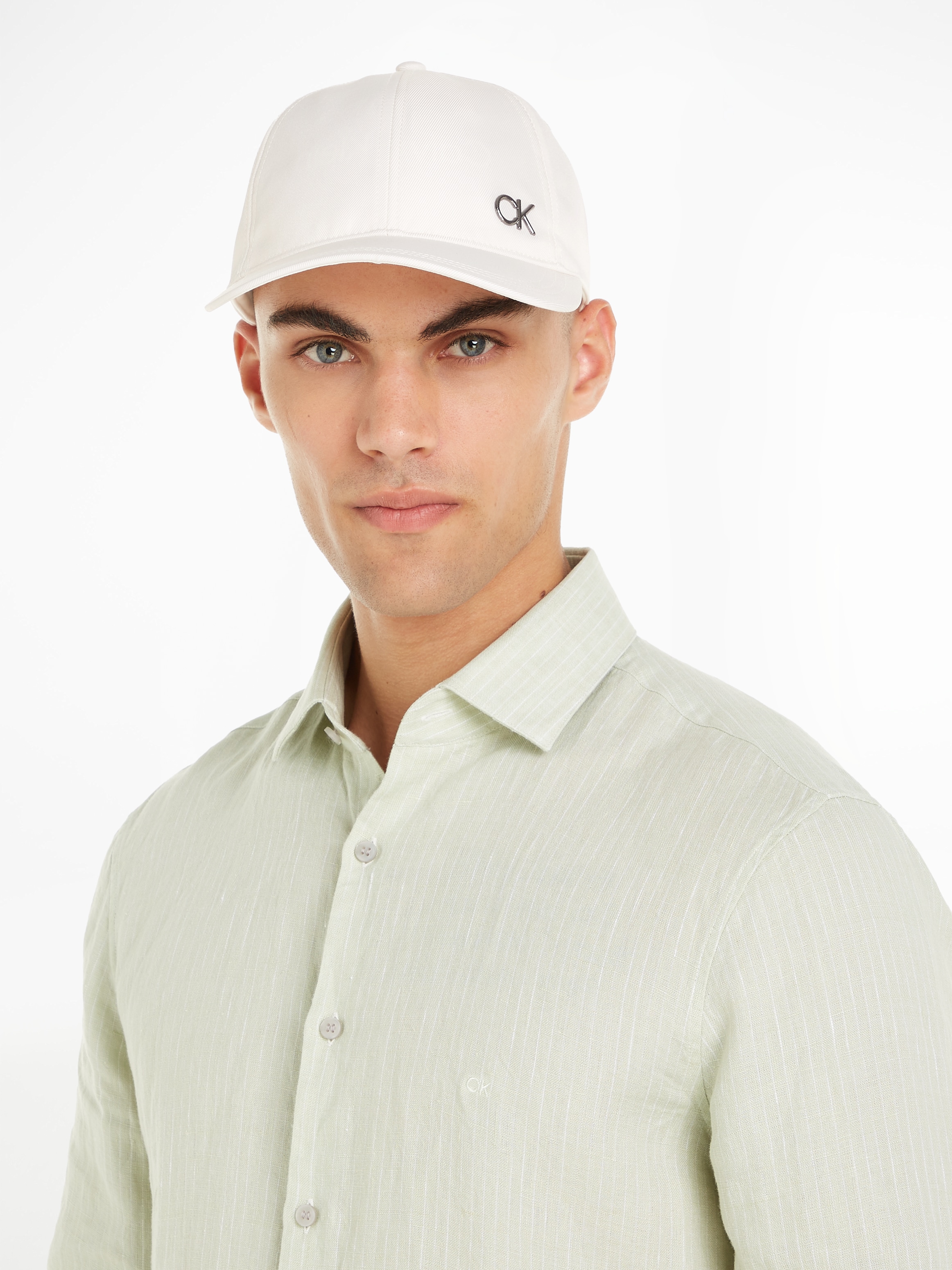 Calvin Klein Baseball Cap »CK SAFFIANO METAL BB CAP«