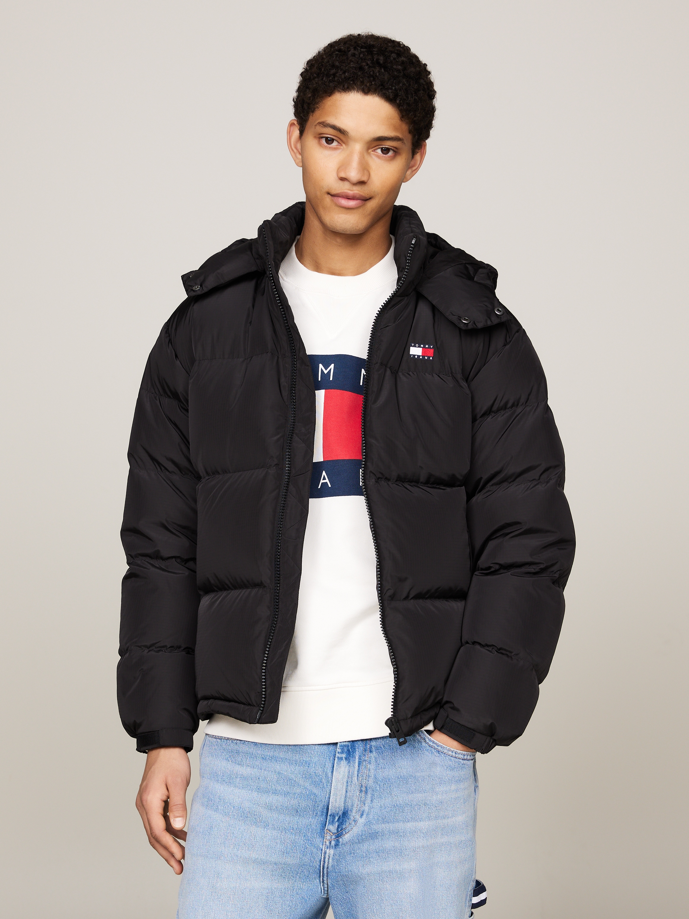 Tommy Jeans Steppjacke »TJM ALASKA PUFFER EXT«, mit Kapuze