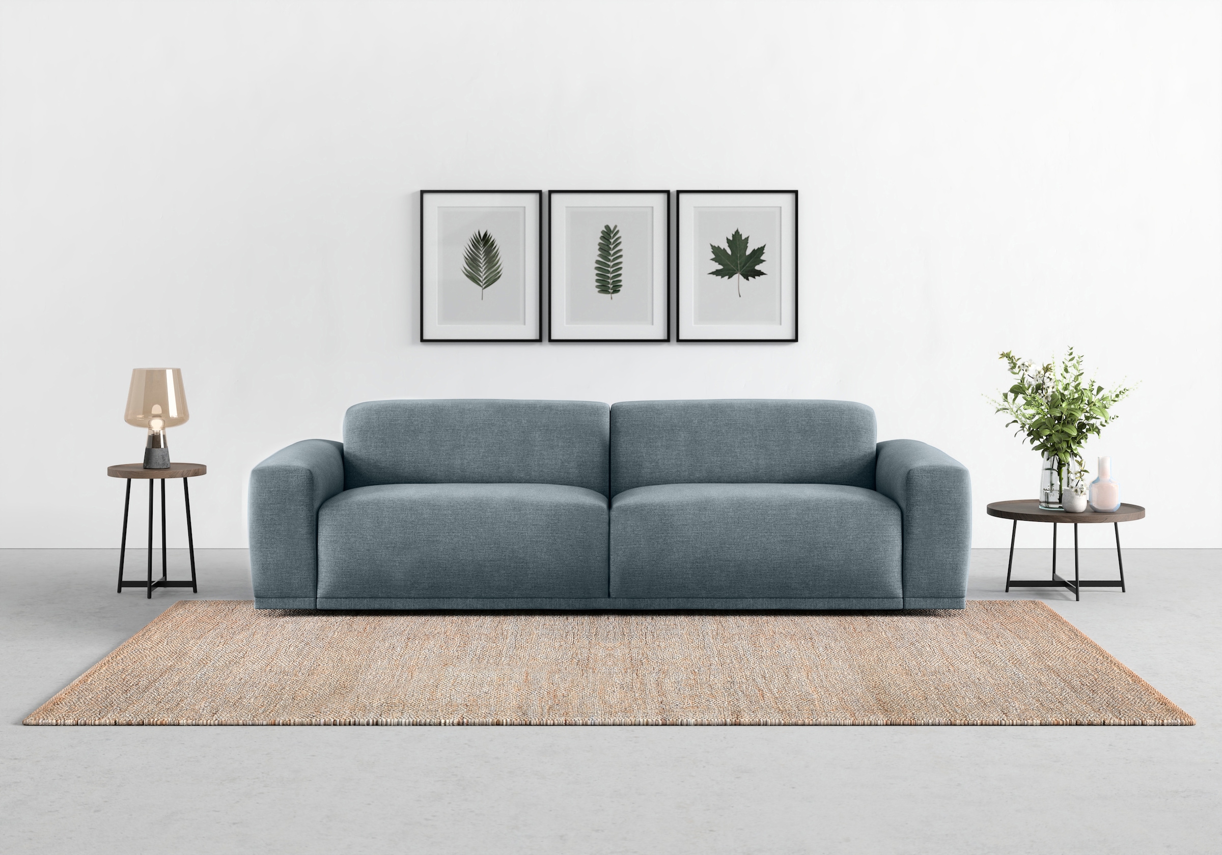 TRENDMANUFAKTUR Big-Sofa »Braga, mit hochwertigem Kaltschaum, Megasofa, in Cord...