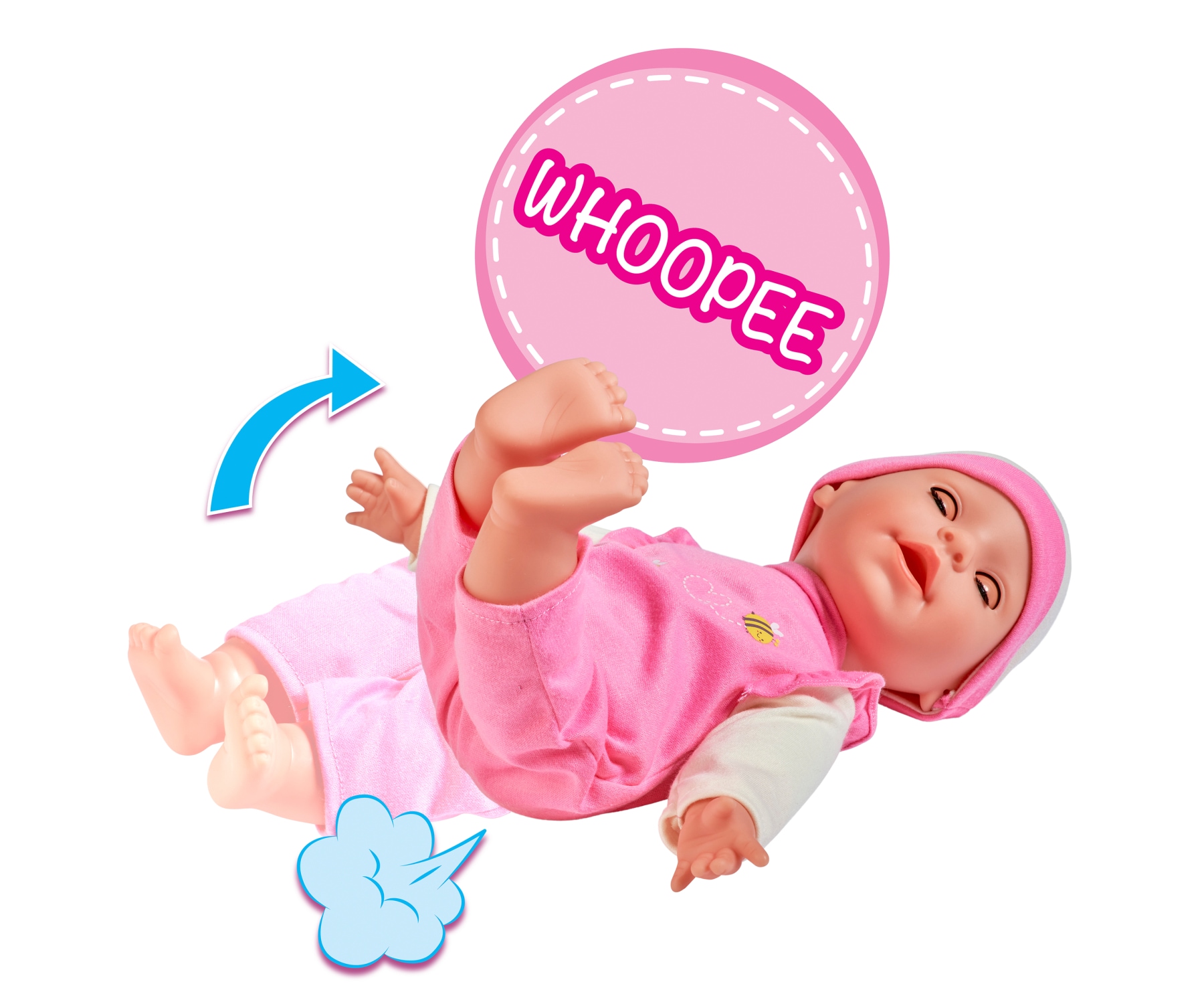SIMBA Babypuppe »Laura Baby Whoopee« mit Funktionen