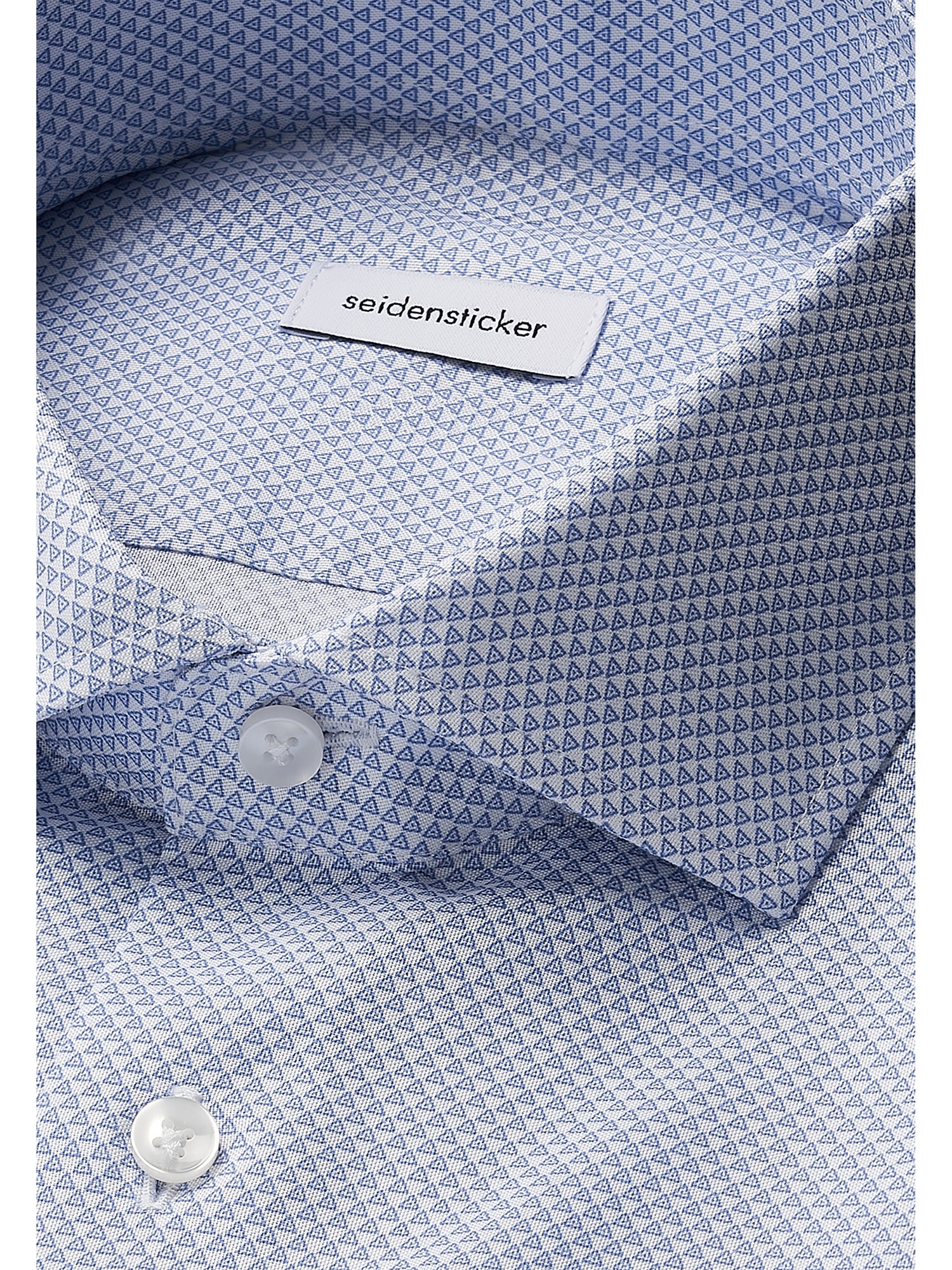 seidensticker Businesshemd »Schwarze Rose«, X-Slim 1/1 Kentkragen Druck