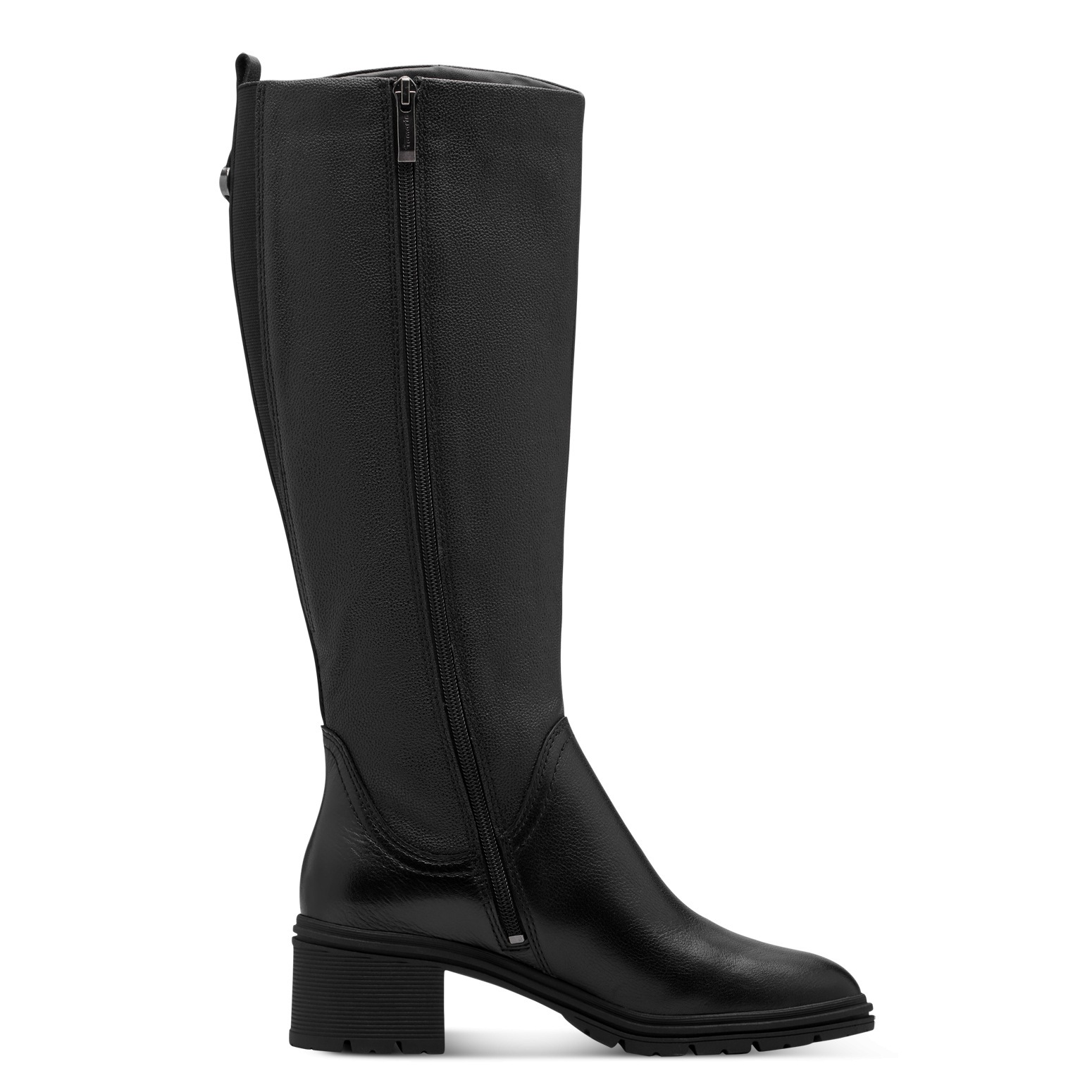 Tamaris Stiefel  , Blockabsatz, Businesstiefel, Langschaftstiefel im Reiterlook