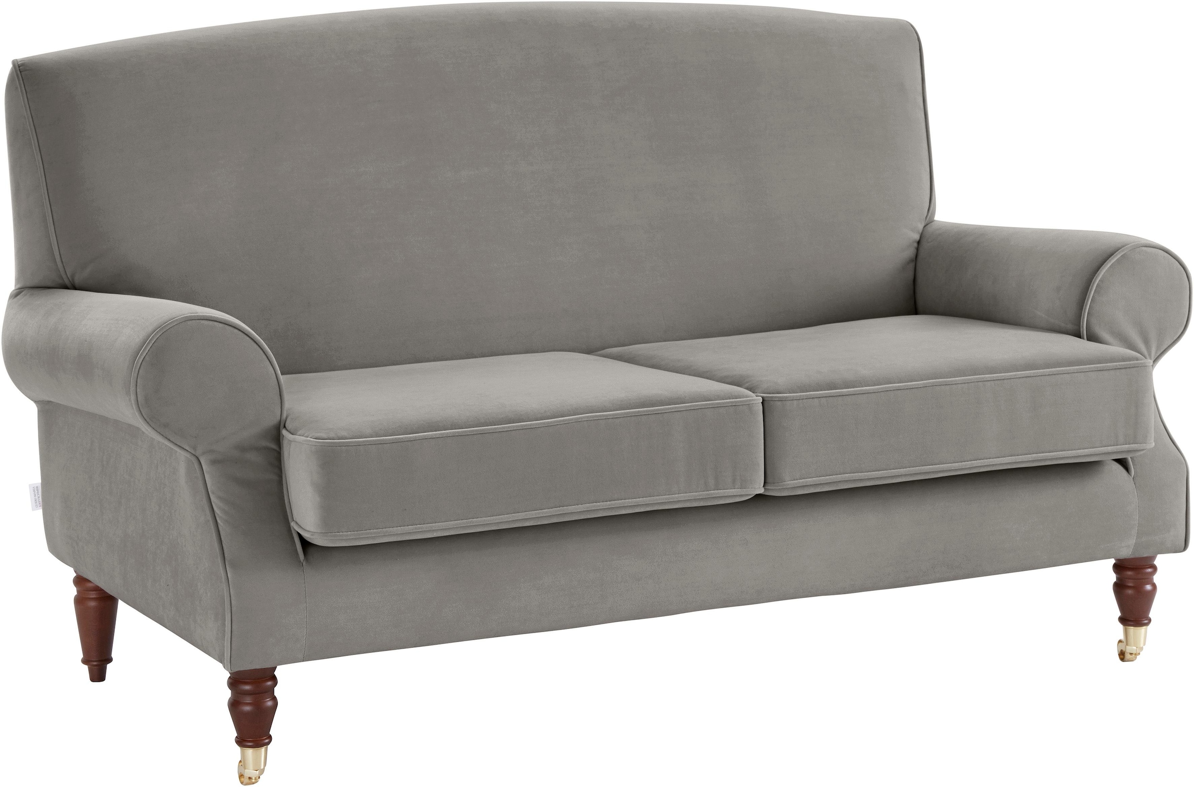 Home affaire 2-Sitzer »Rennes« in Samtoptik oder Baumwoll-Mix