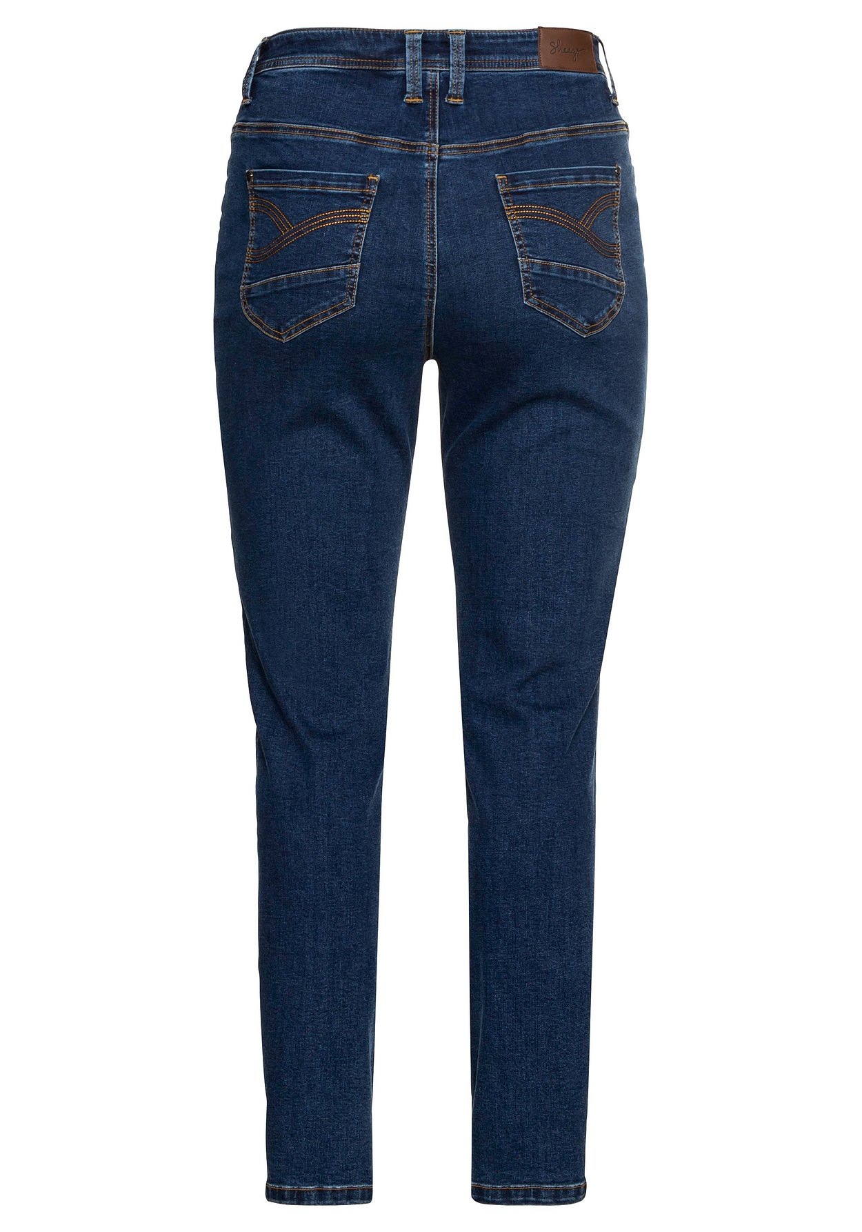 Sheego Stretch-Jeans »Jeans «Die Girlfriend», mit vorverlegter Seitennaht«