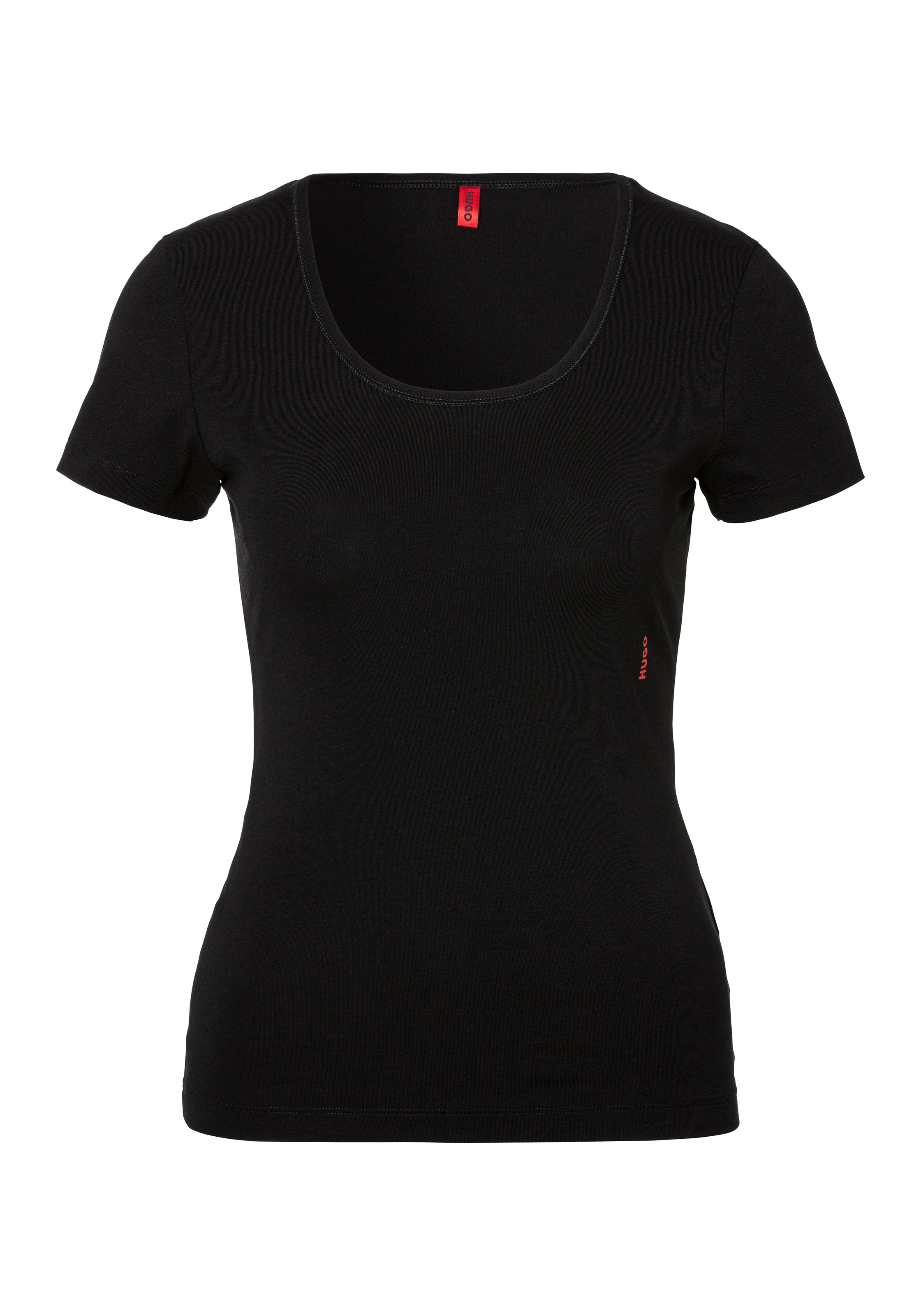 HUGO Underwear T-Shirt »TWIN«, (Packung, 2 tlg., 2er-Pack), mit vertikalem Logodruck