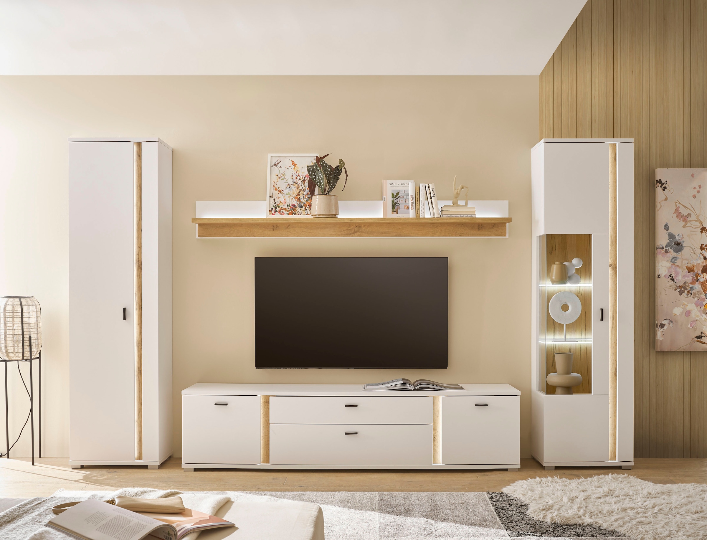 Home affaire Wohnwand »LONG ISLAND« Set, 4 Stk. tlg.