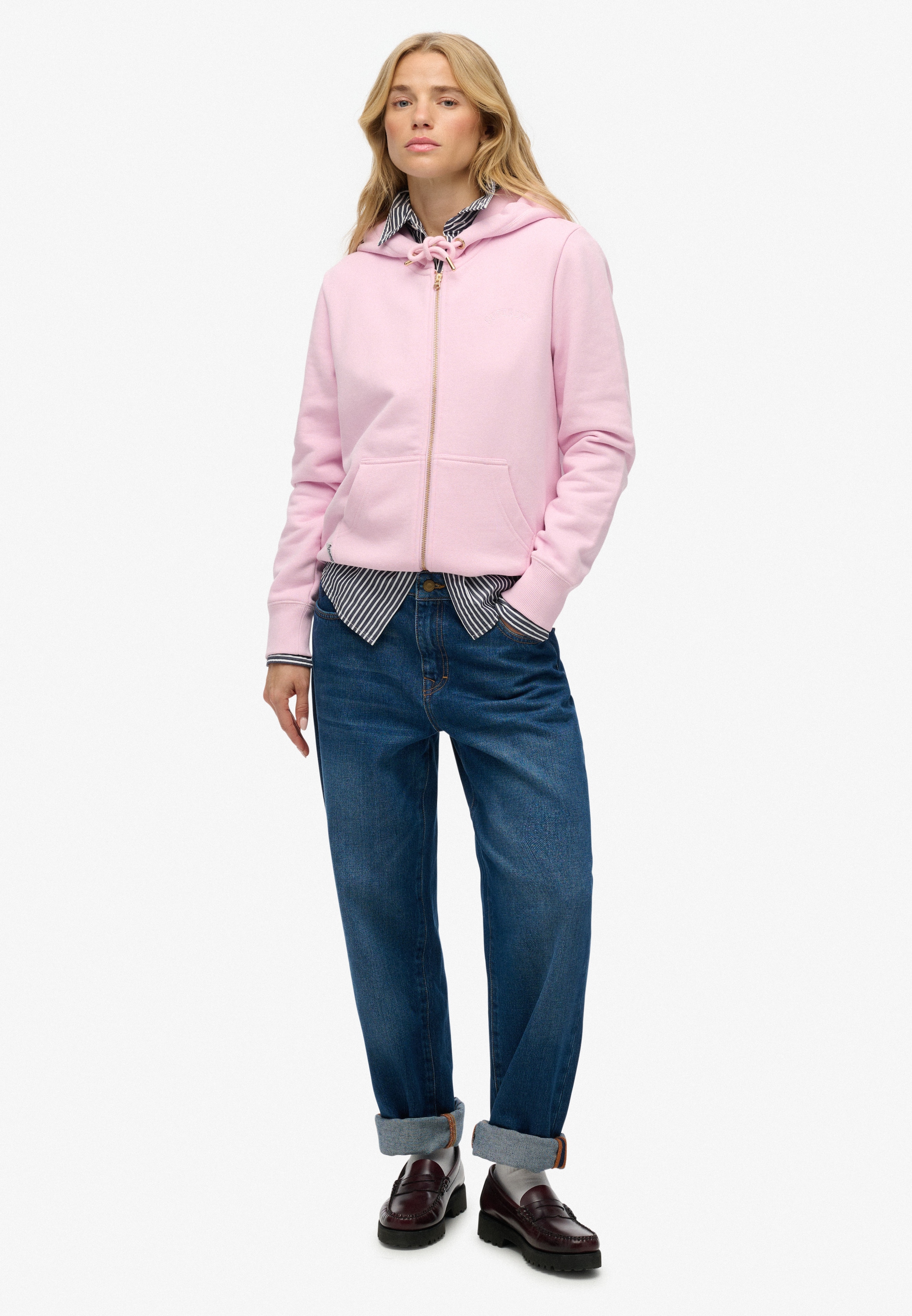 Superdry Kapuzensweatjacke »Essential Logo Ziphood Hb«