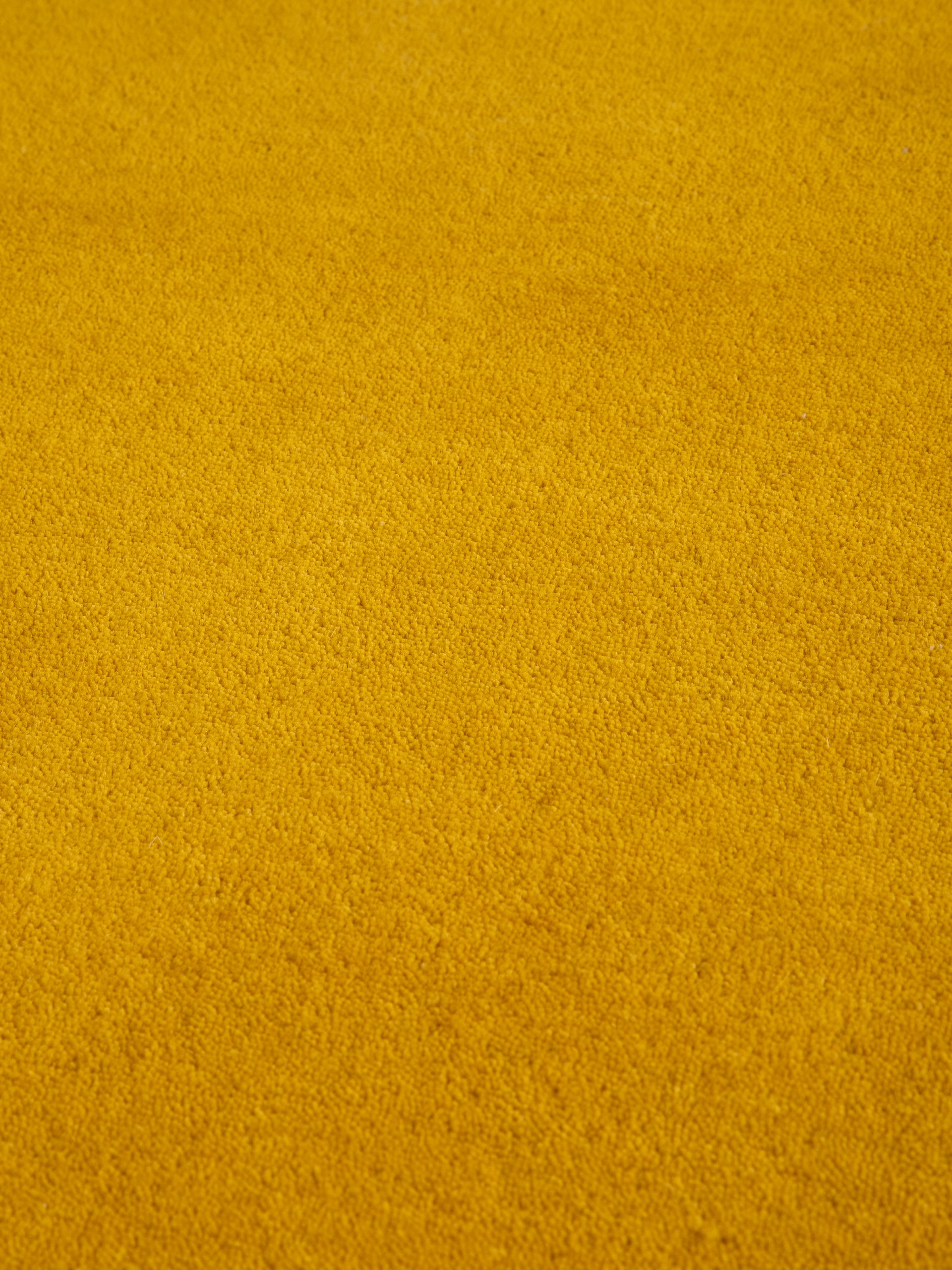 carpetfine Wollteppich »Gabbeh Lola Uni«, rund, 14 mm Höhe, mit natürlichem Pflanzenmaterial von Hand gewebt, auch als Läufer